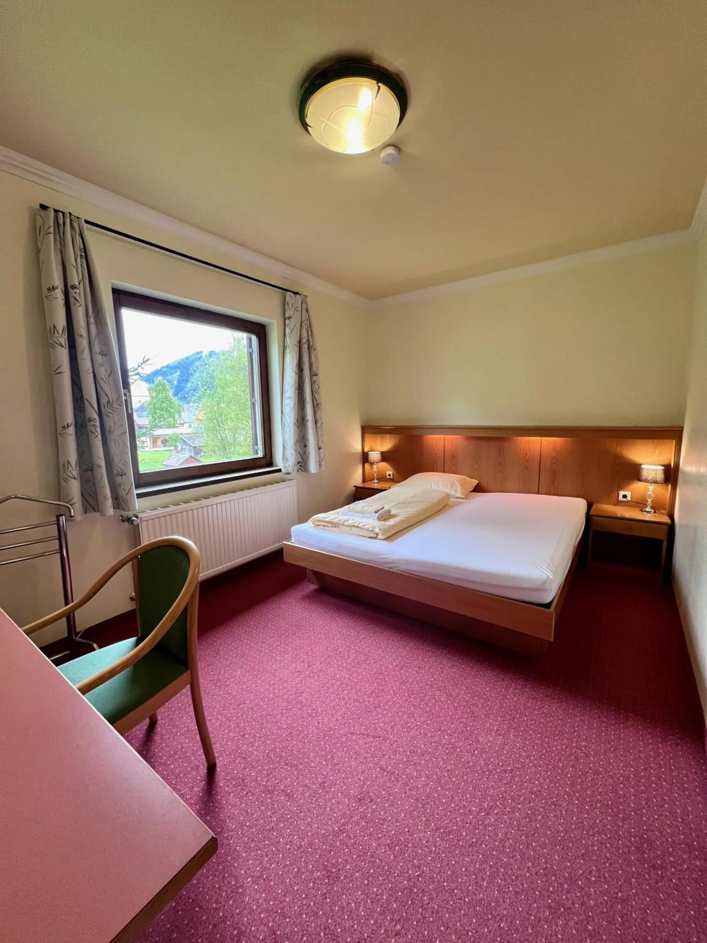 Bedroom, Bed in Pension Lambrecht