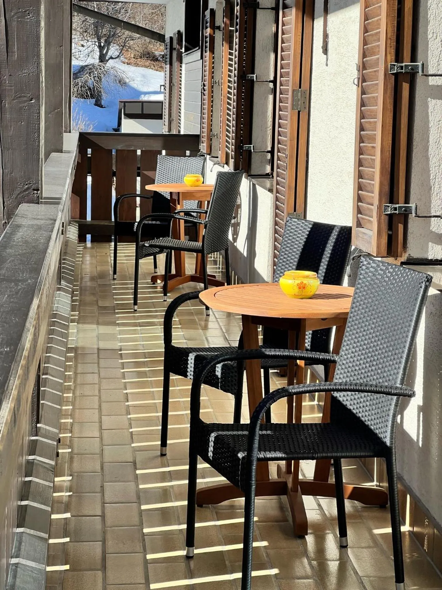 Balcony/Terrace in Pension Lambrecht