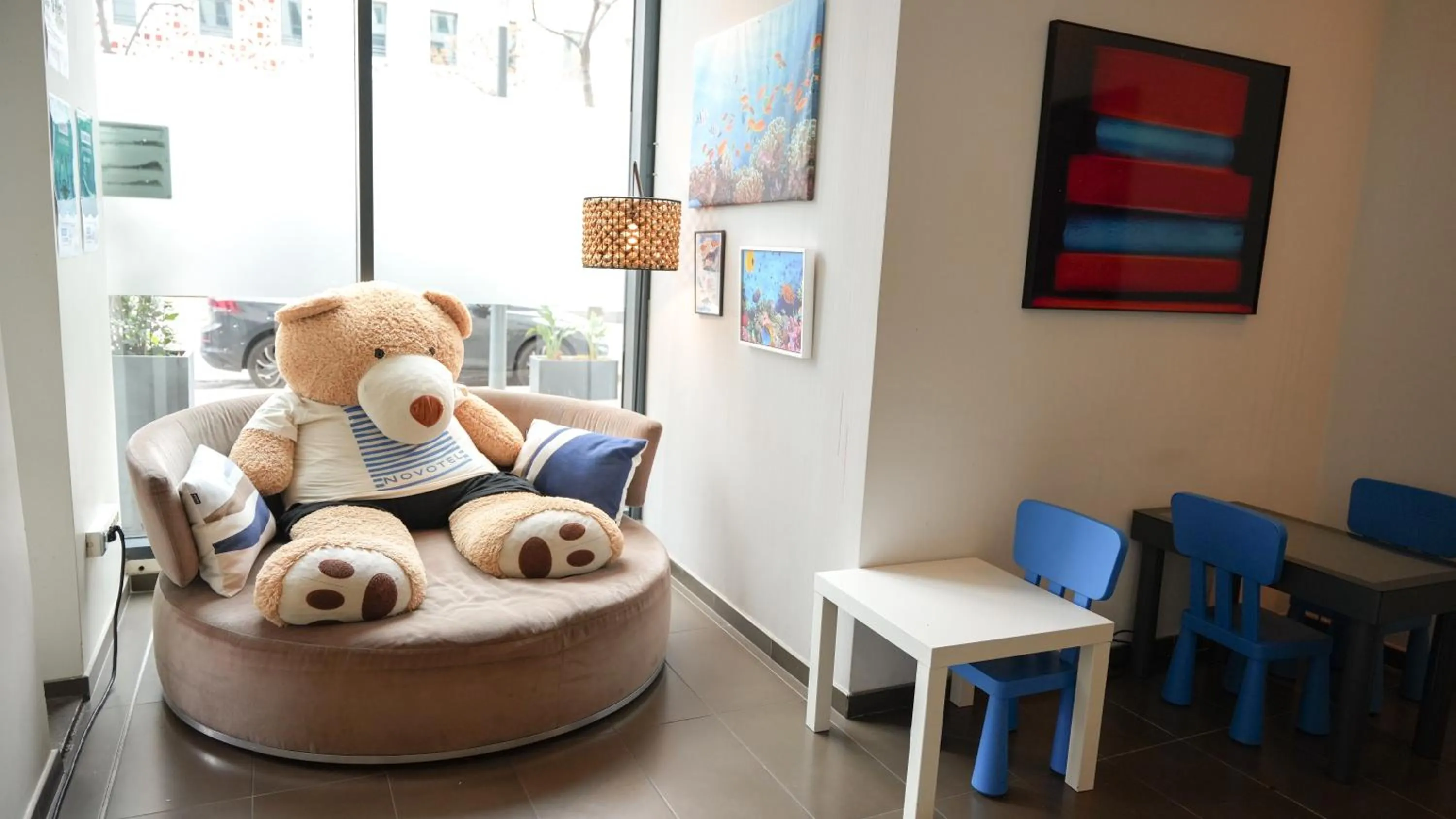 Children play ground in Novotel Suites Marseille Centre Euromed