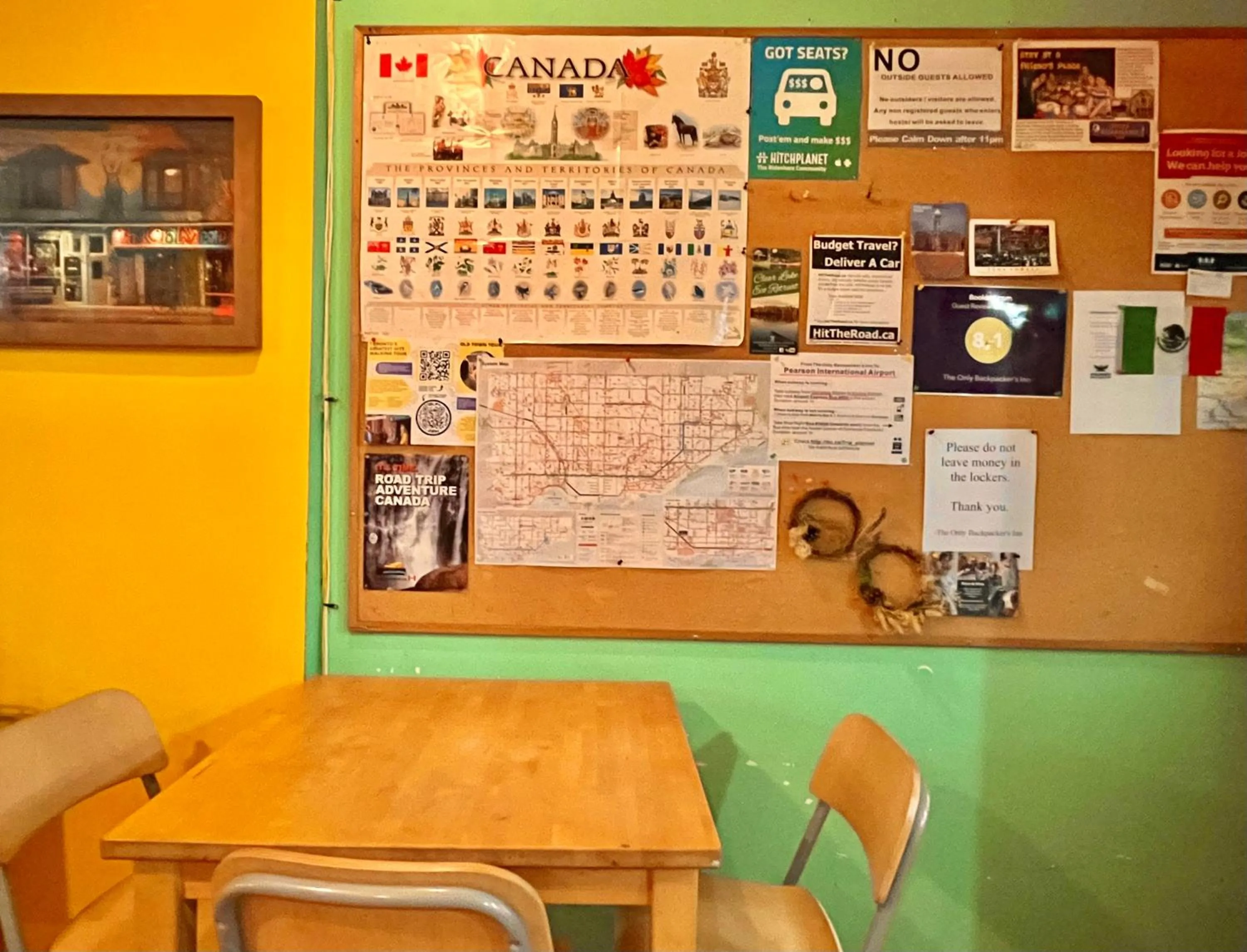 Communal kitchen in The Only Backpacker's Inn