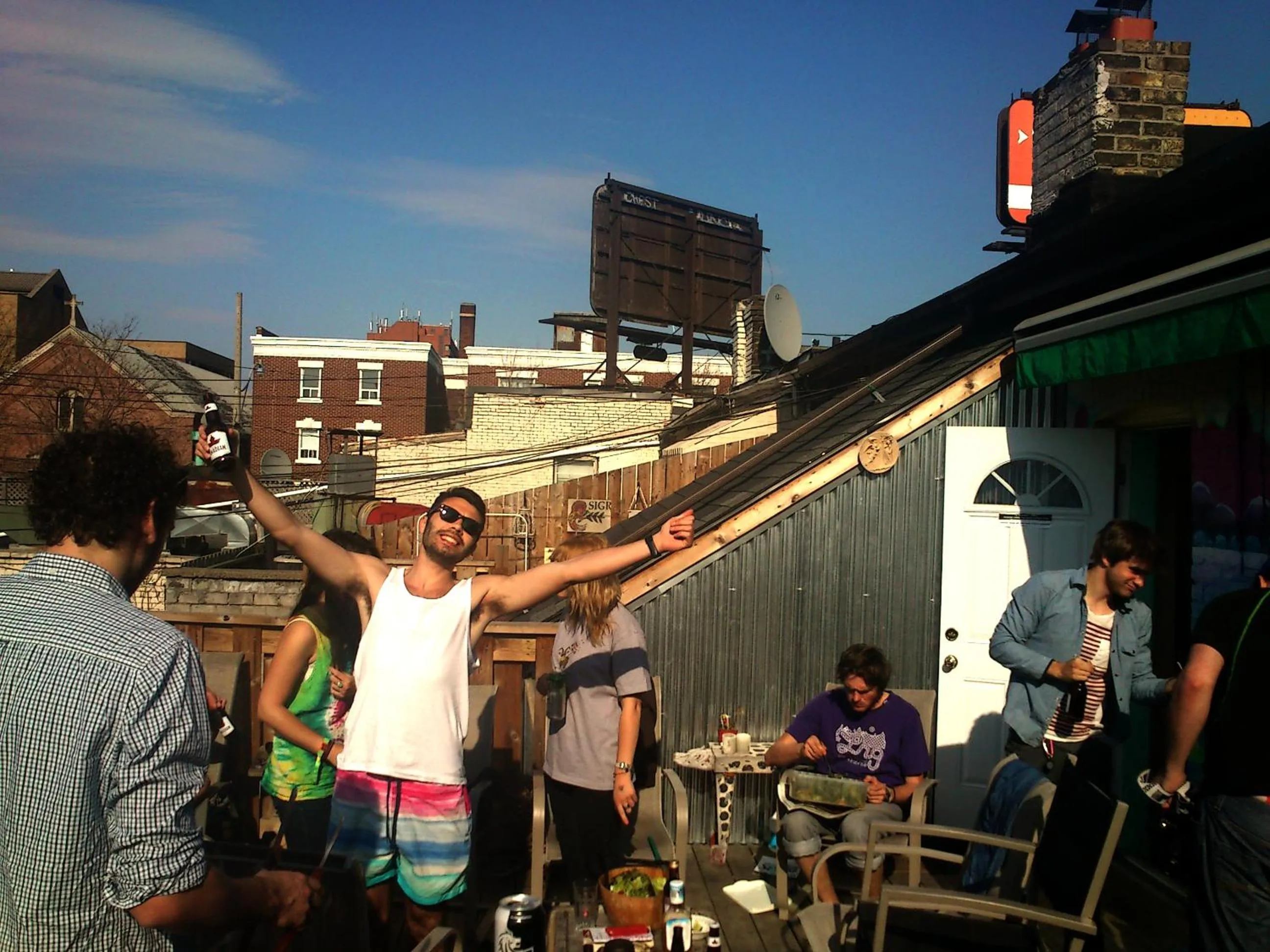 People in The Only Backpacker's Inn