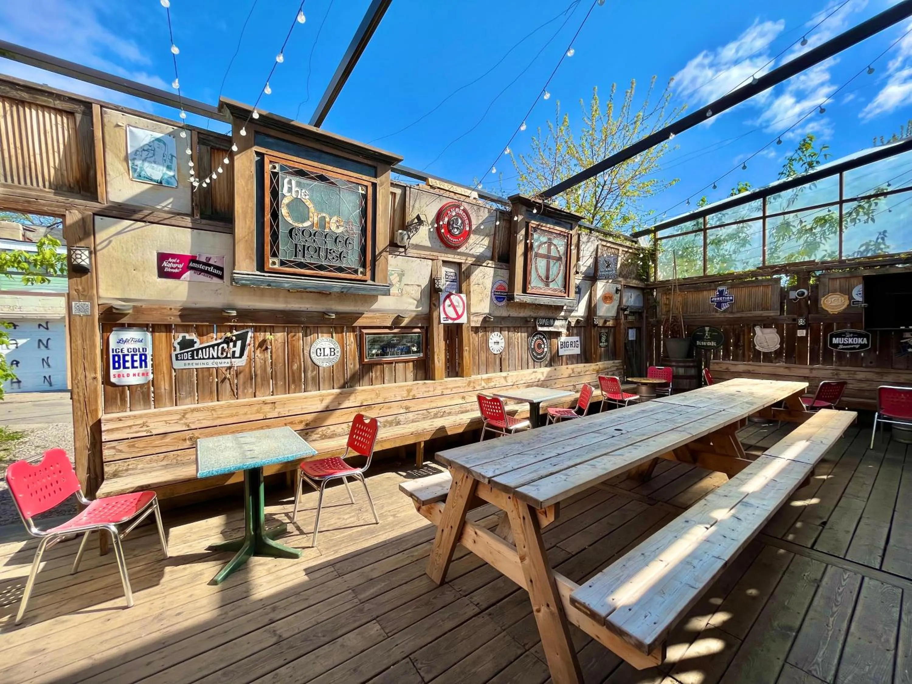 Patio in The Only Backpacker's Inn