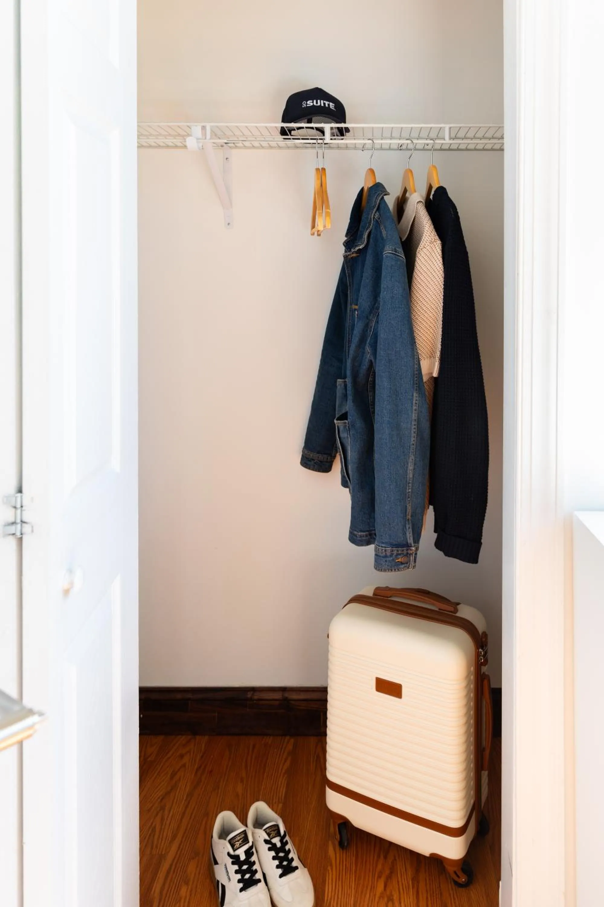 wardrobe in Sosuite at Independence Lofts - Callowhill
