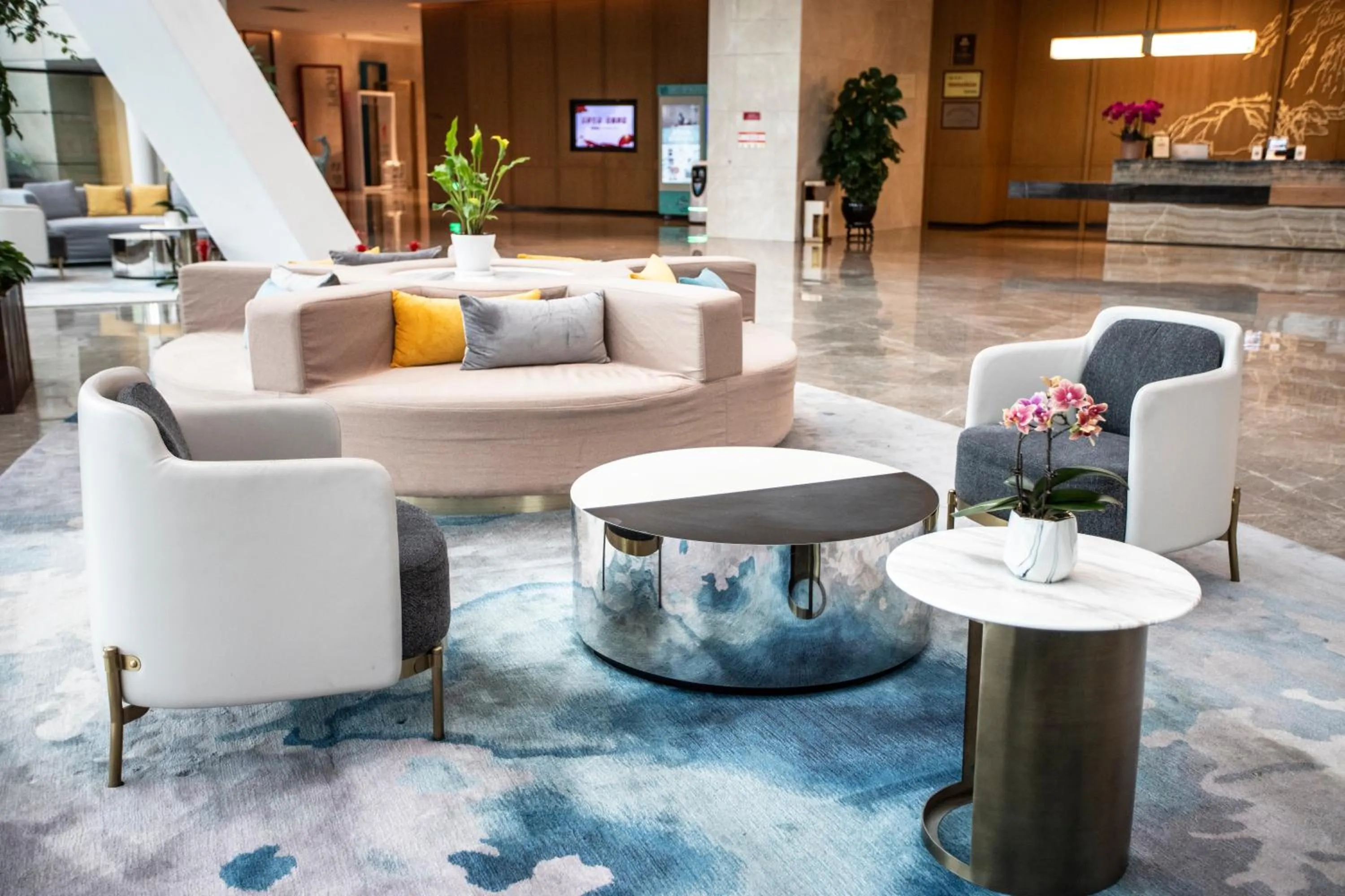 Lobby or reception in Yuyao Bright hotel
