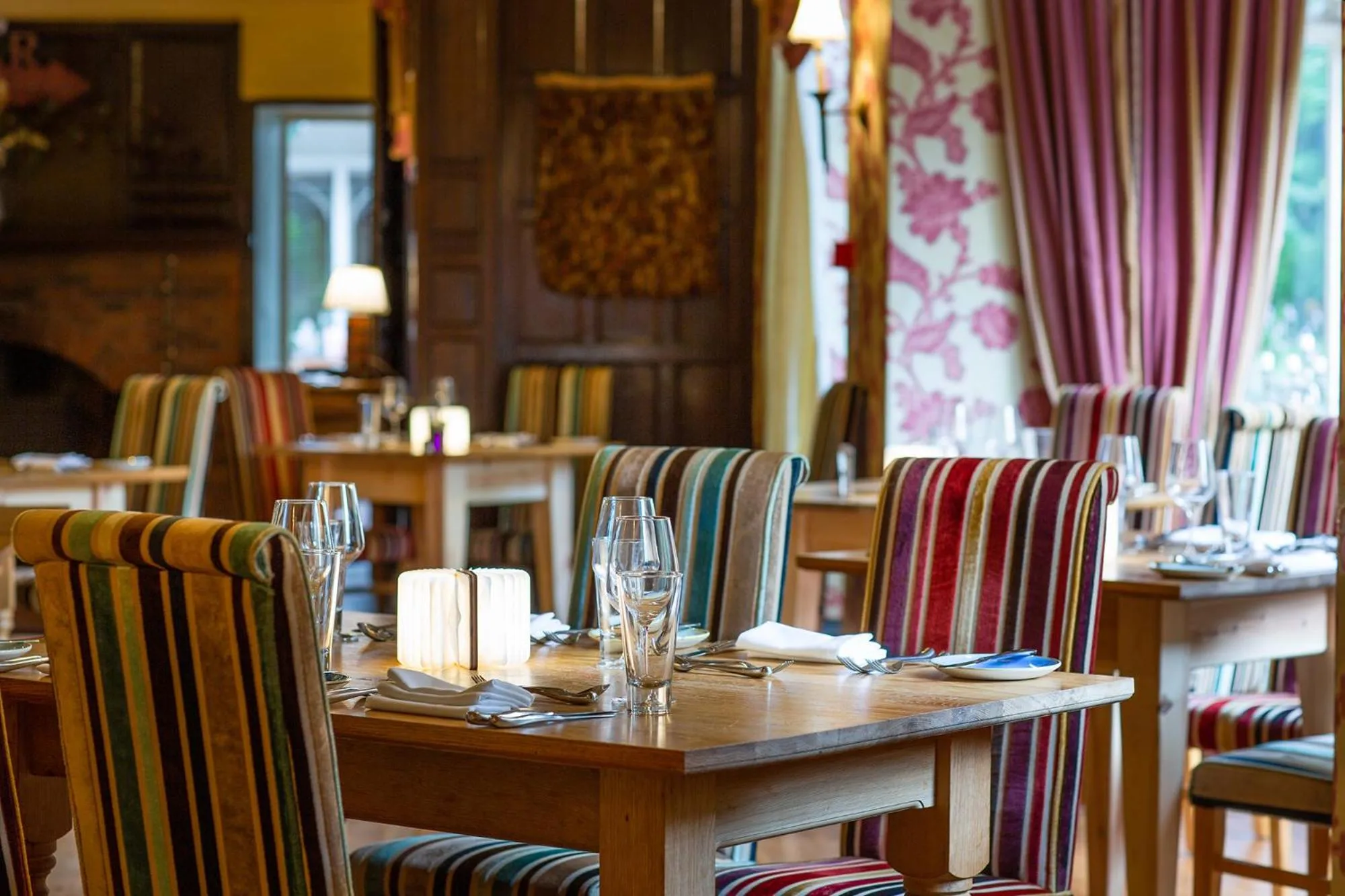 Dining area in Augill Castle