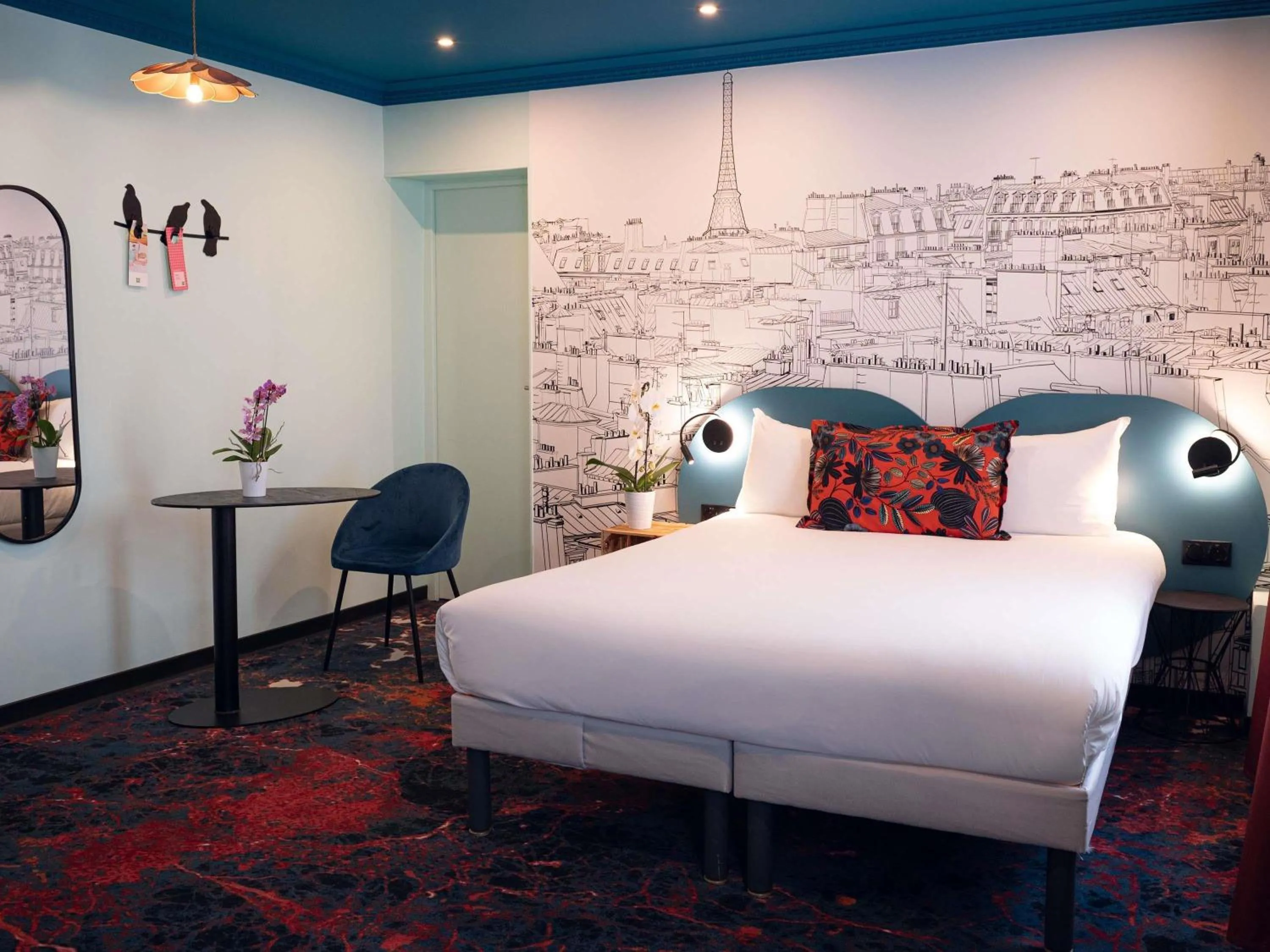 Bedroom, Bed in Ibis Styles Paris Batignolles