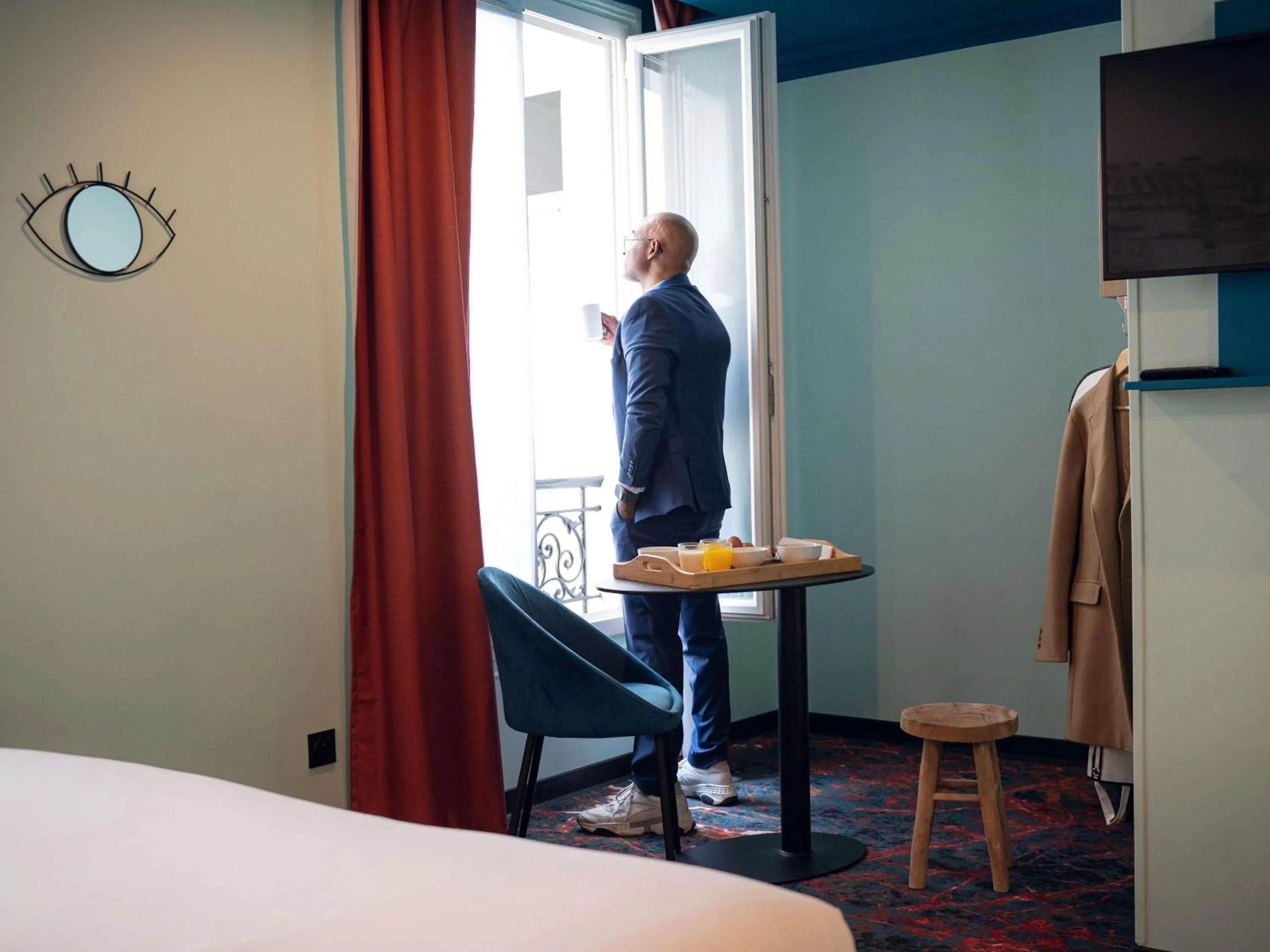 Bedroom, Bed in Ibis Styles Paris Batignolles