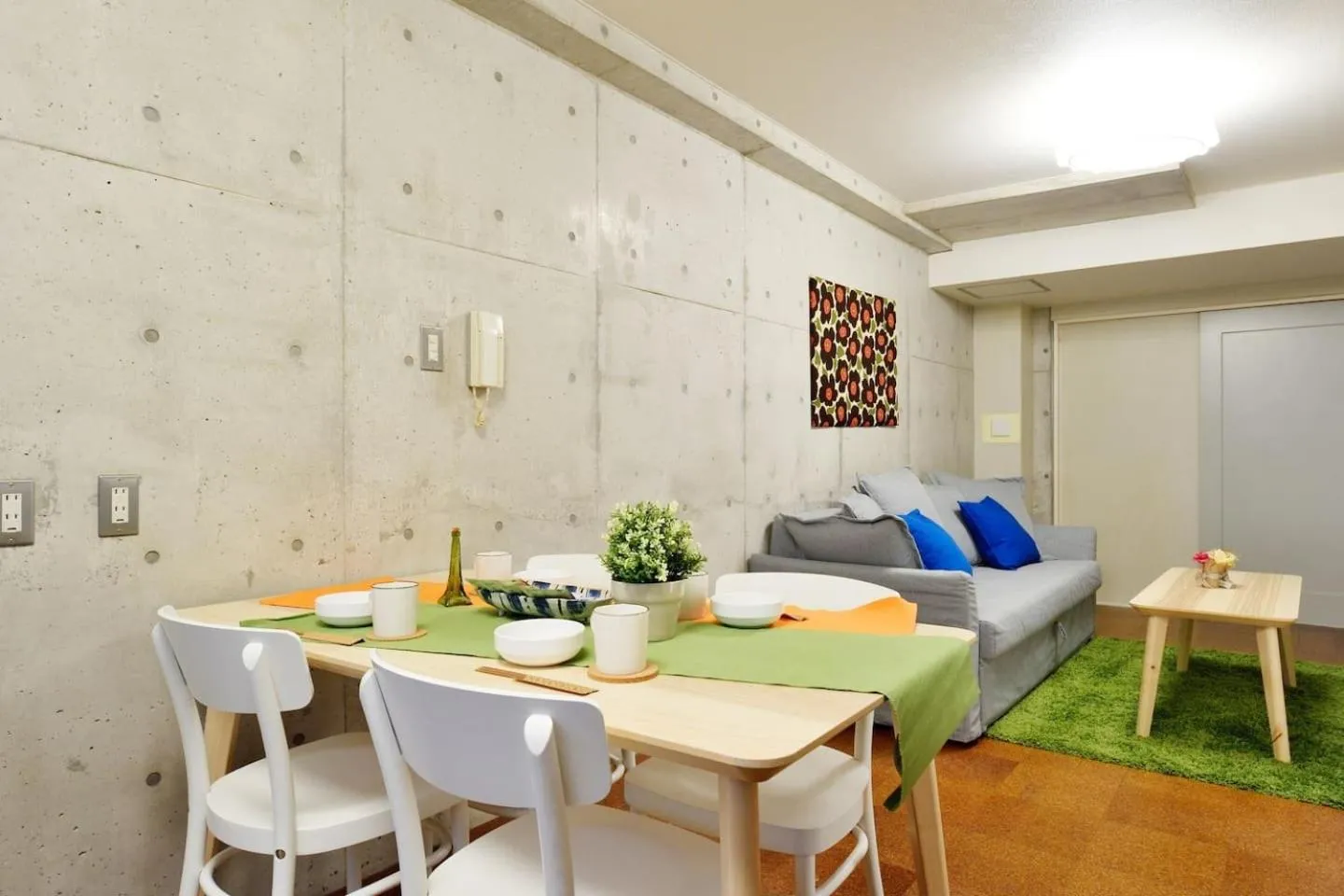 Living room in KU1 Kurosaki House