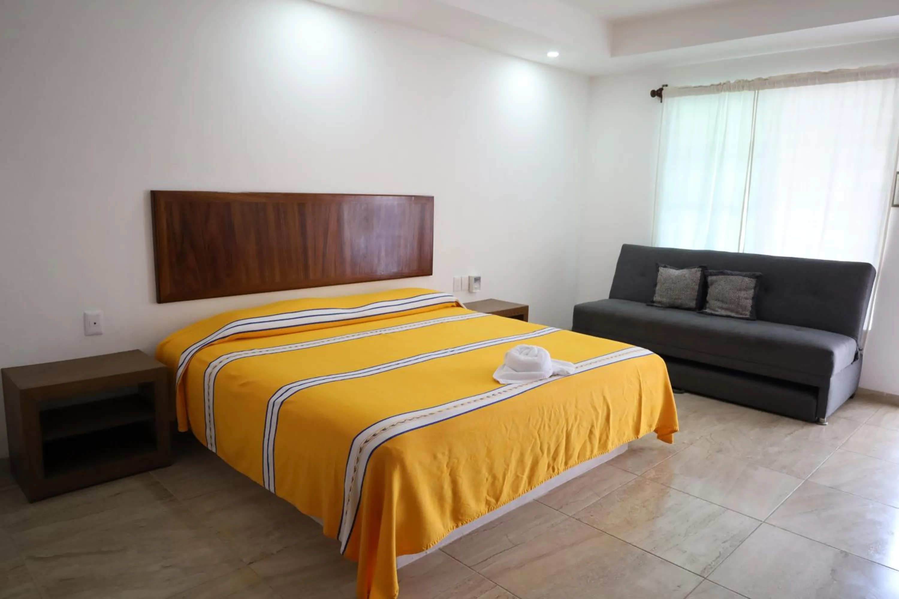 Bed in Solez Zihuatanejo