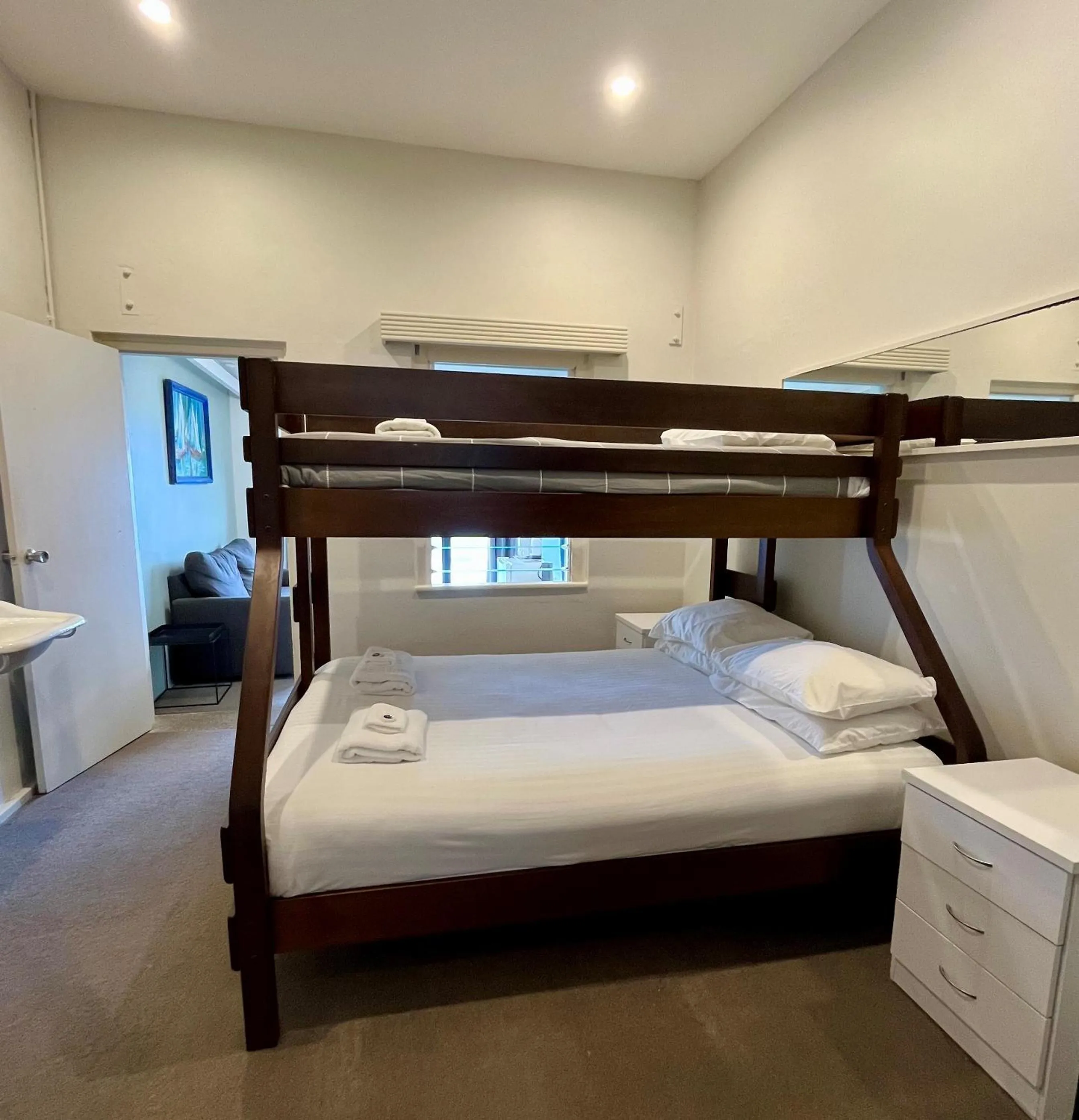 Bed in Pacific Hotel Yamba