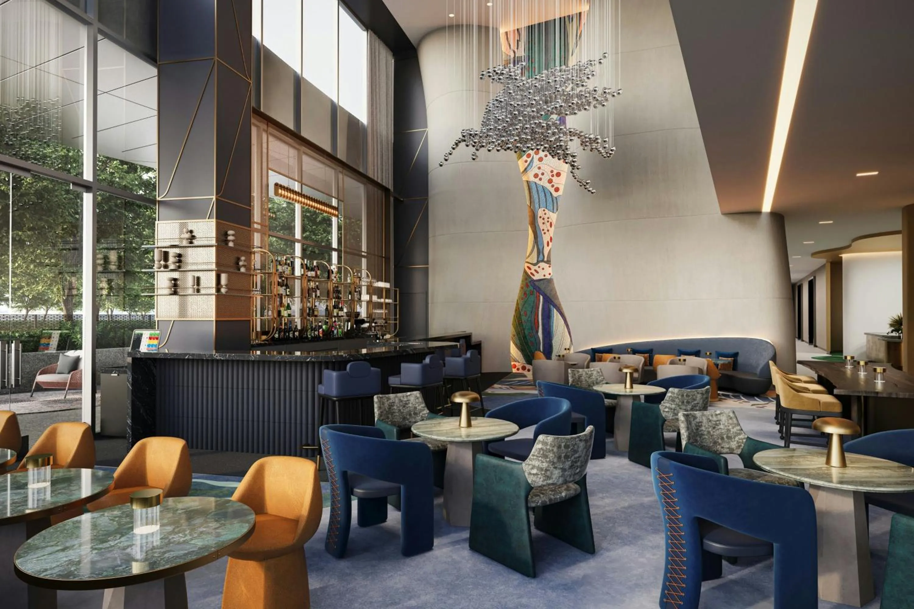 Living room in W Dallas