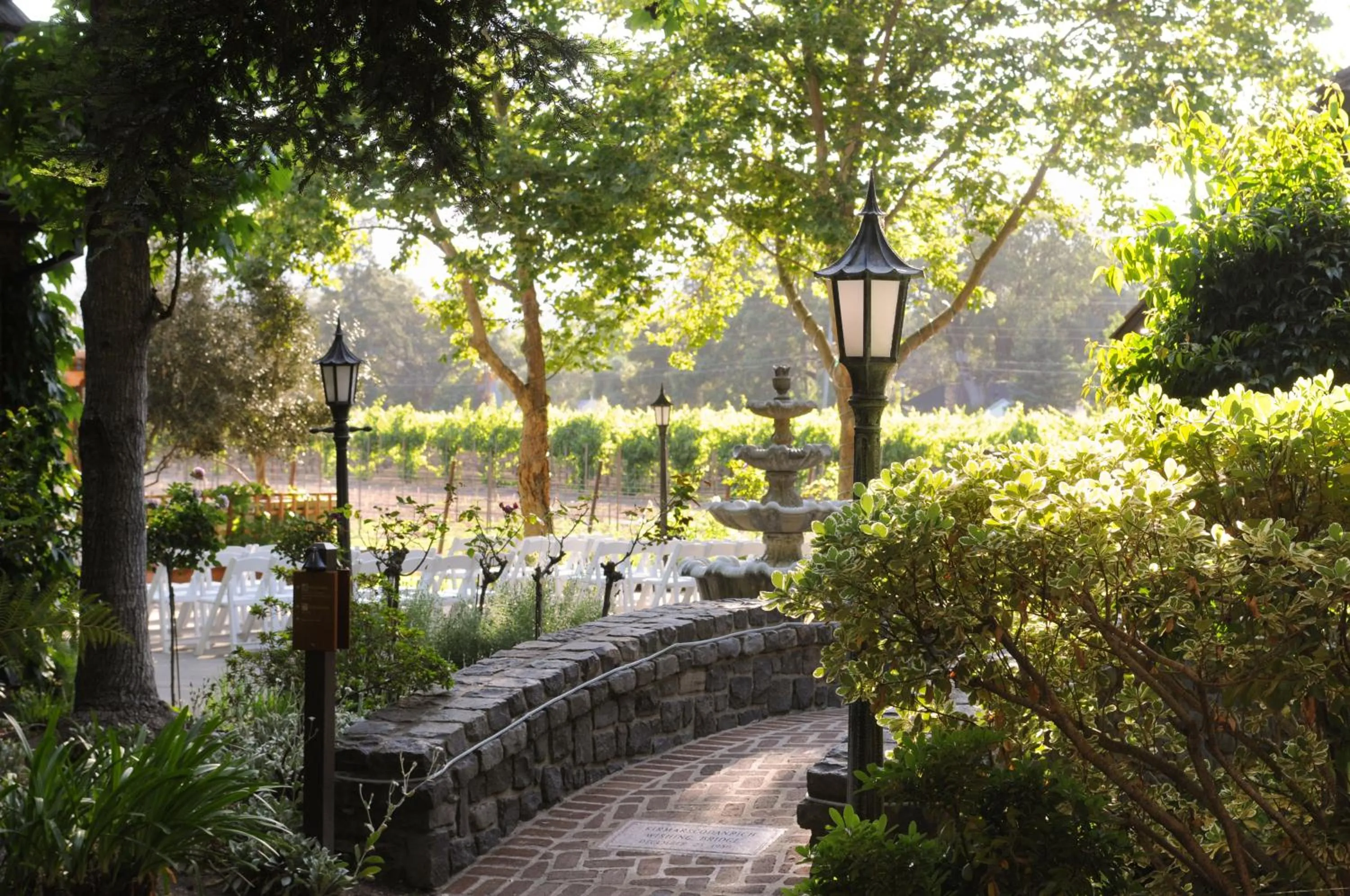 Garden in Harvest Inn