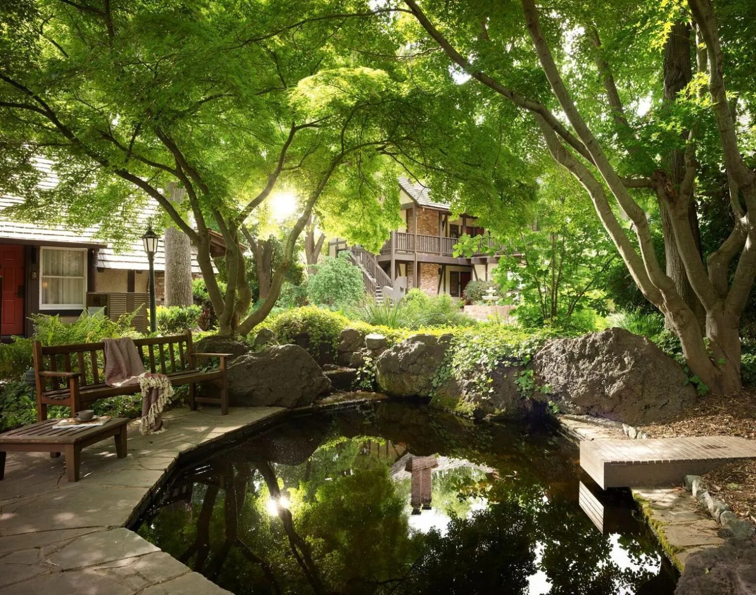Garden in Harvest Inn