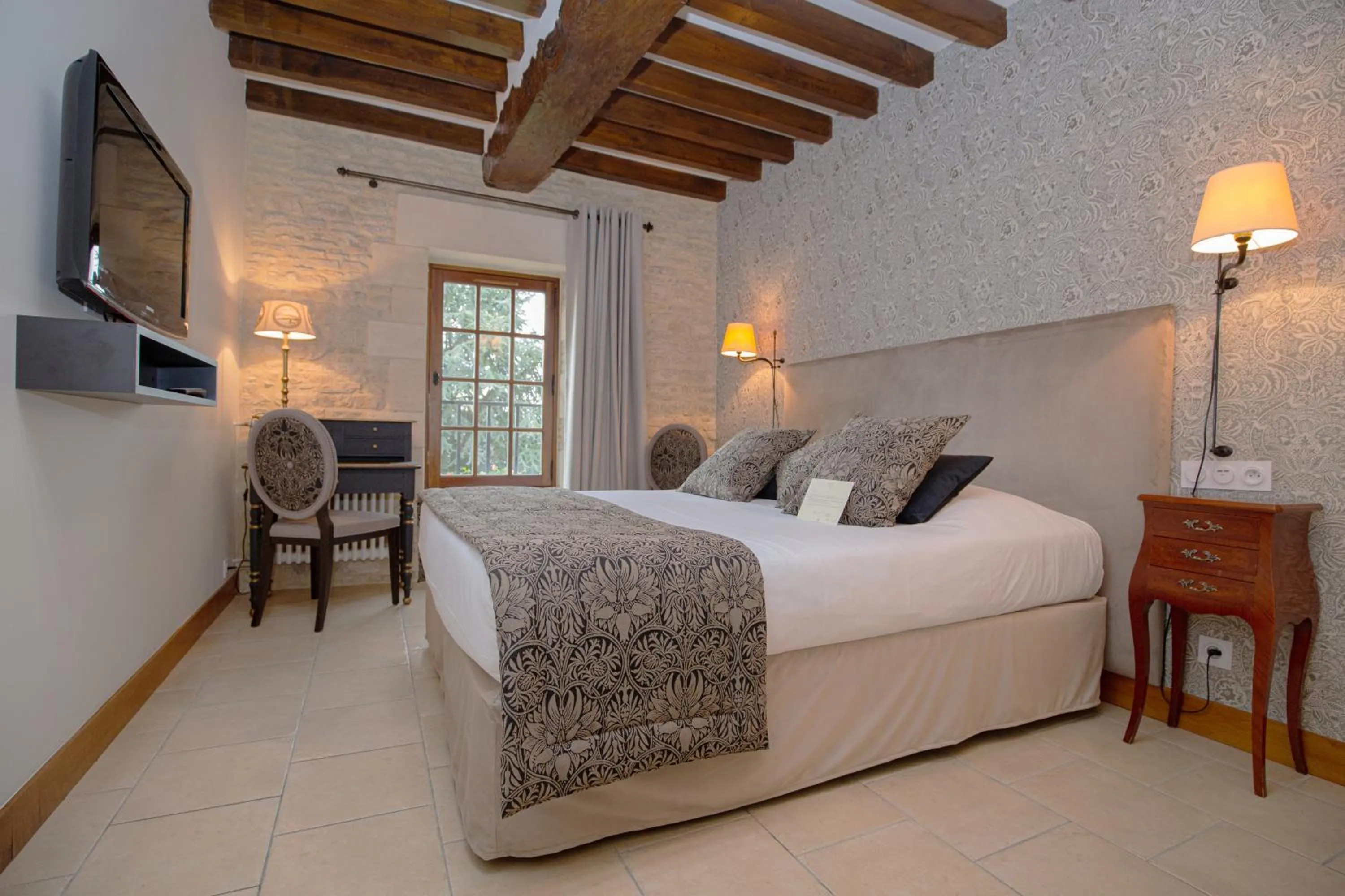 Bed in Ferme de la Rançonnière - Hôtel & Restaurant