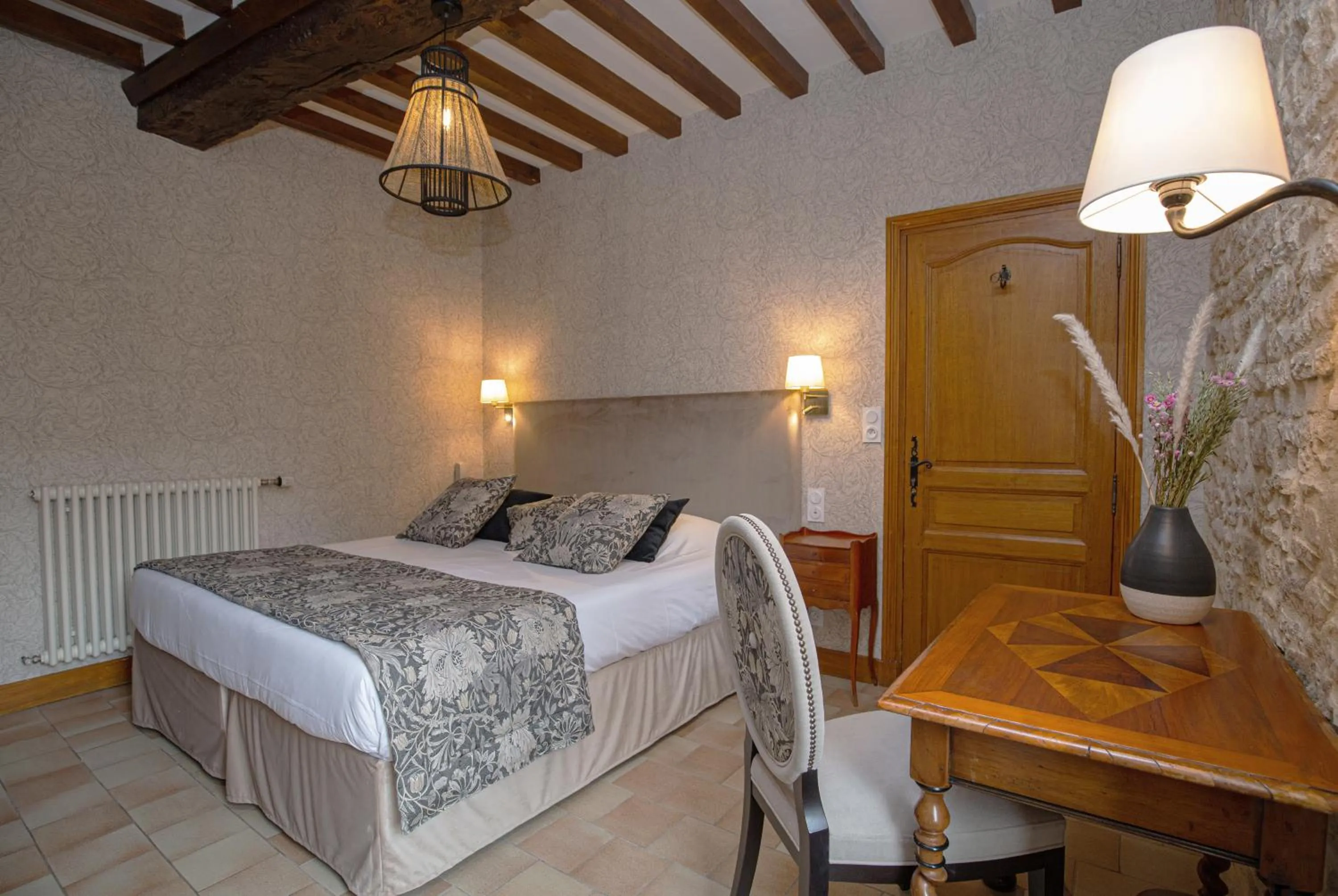 Bed in Ferme de la Rançonnière - Hôtel & Restaurant