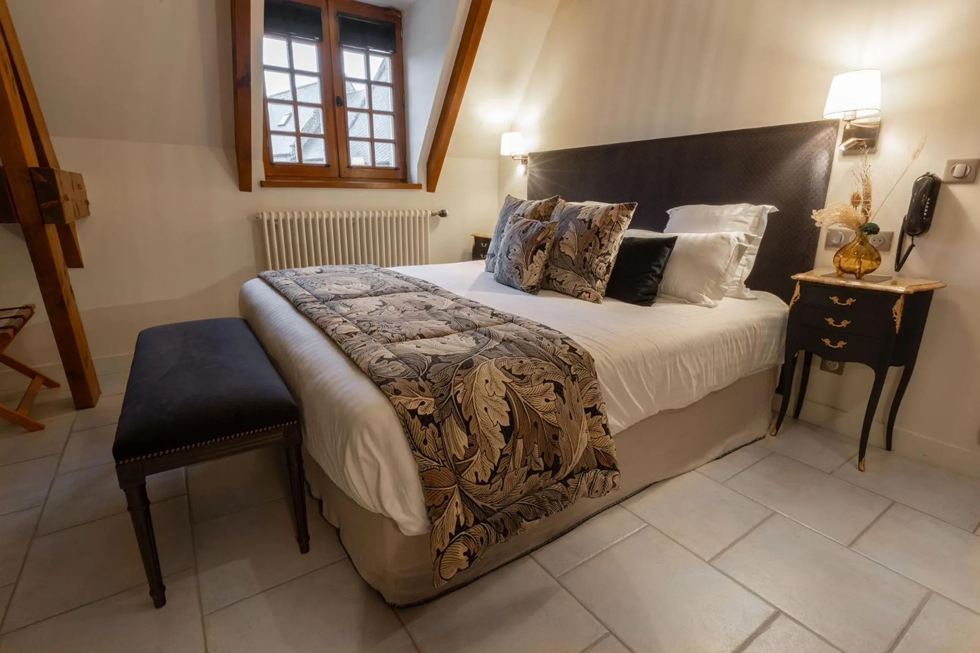 Bed in Ferme de la Rançonnière - Hôtel & Restaurant