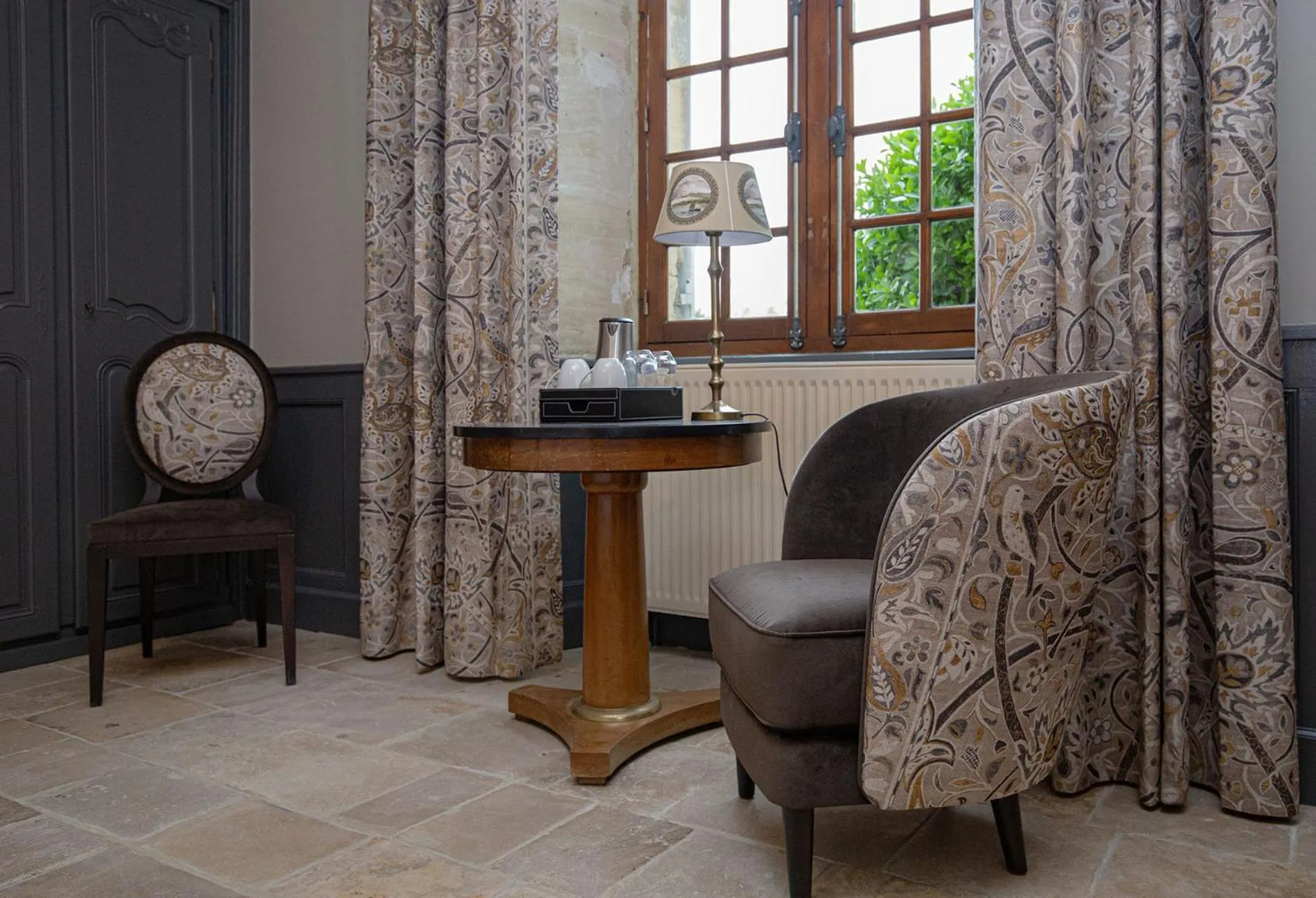 Seating area in Ferme de la Rançonnière - Hôtel & Restaurant