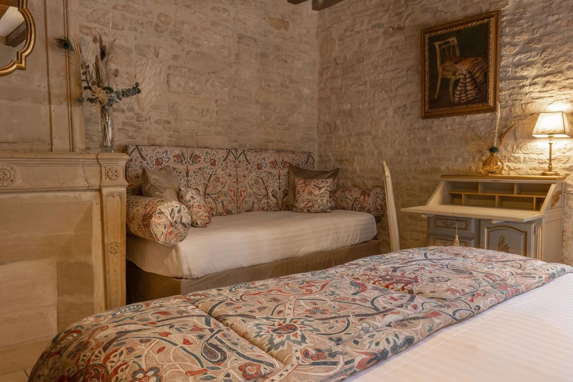 Bed in Ferme de la Rançonnière - Hôtel & Restaurant