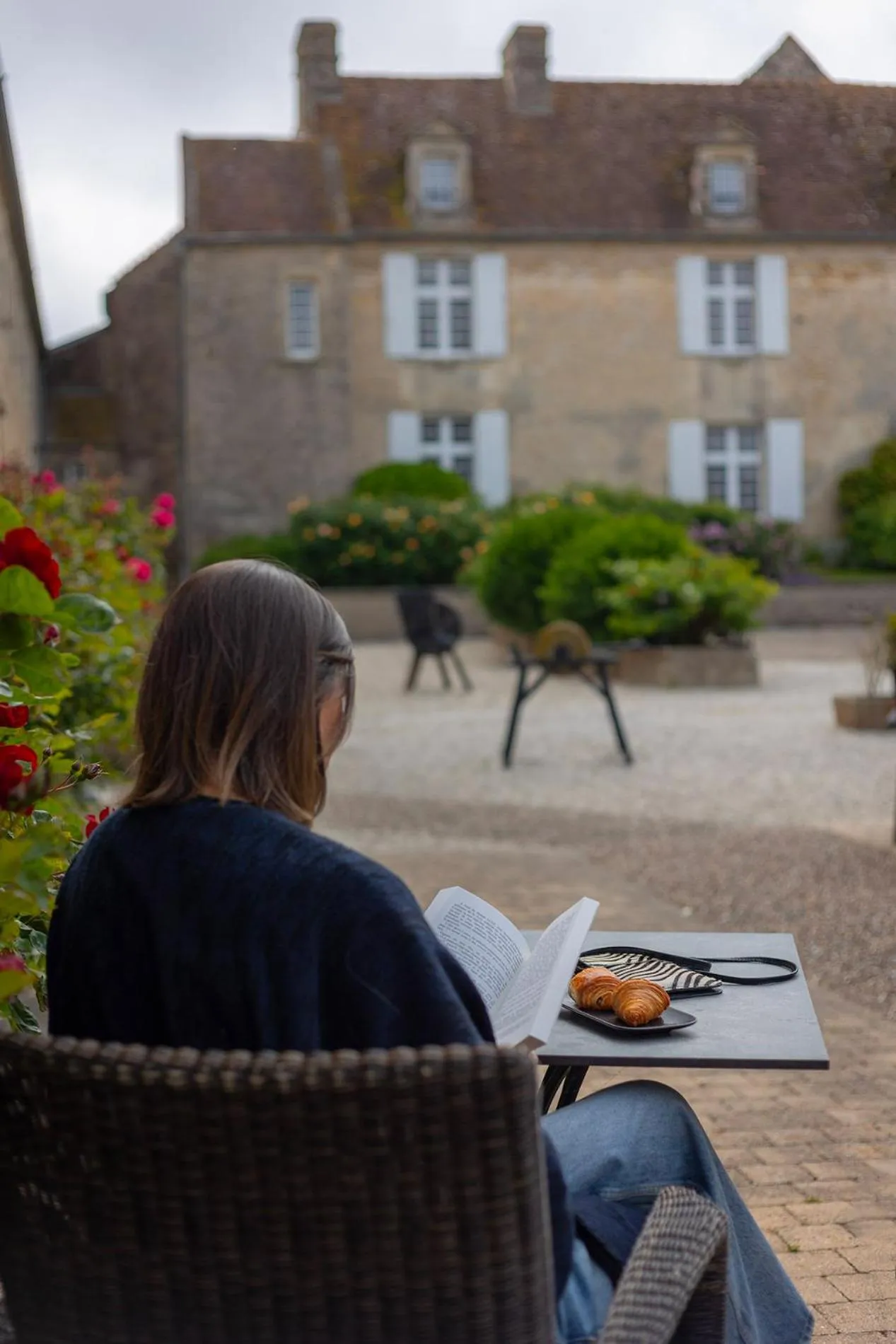 Patio in Ferme de la Rançonnière - Hôtel & Restaurant
