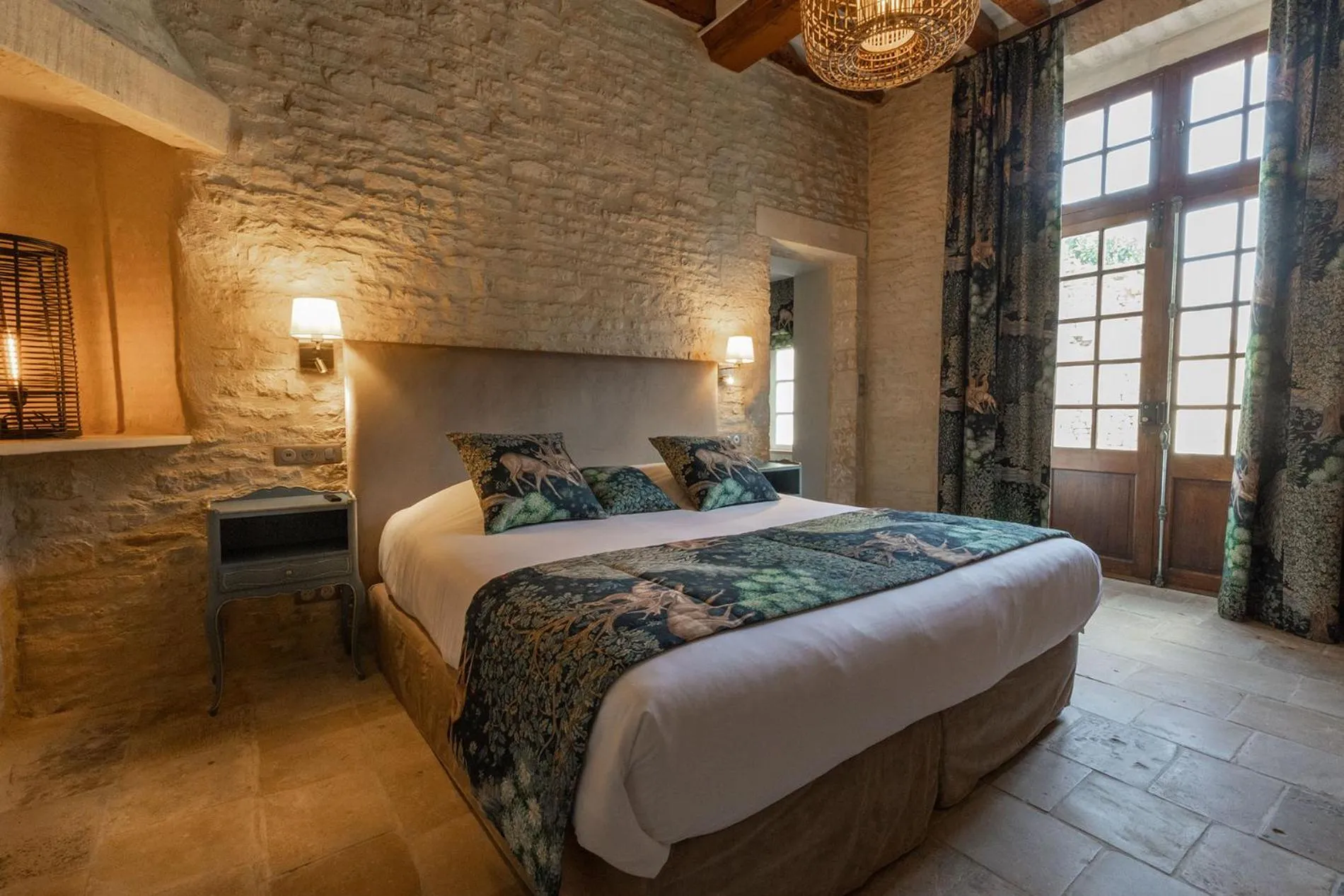 Bed in Ferme de la Rançonnière - Hôtel & Restaurant