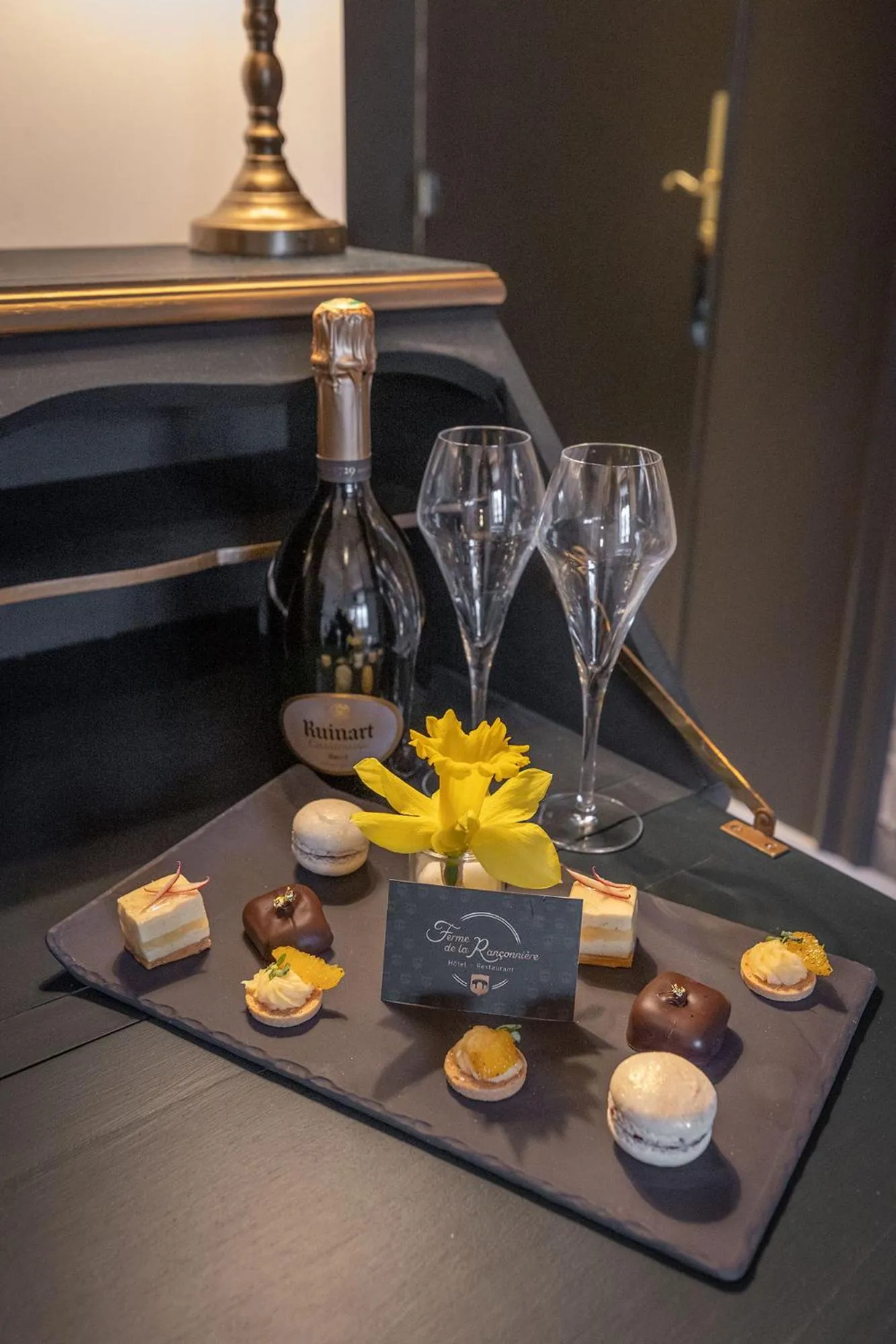 Food and drinks in Ferme de la Rançonnière - Hôtel & Restaurant