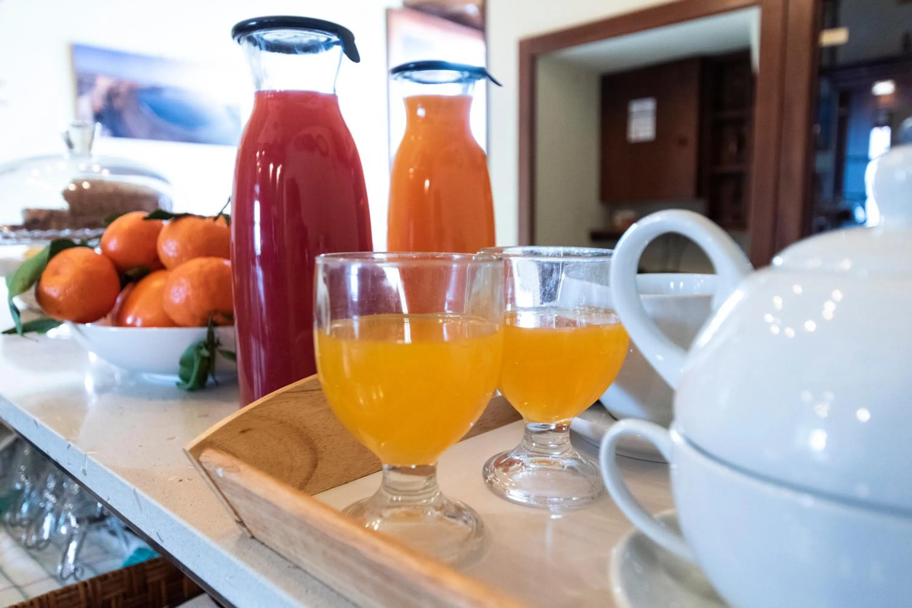 Buffet breakfast in B&B La Riviera