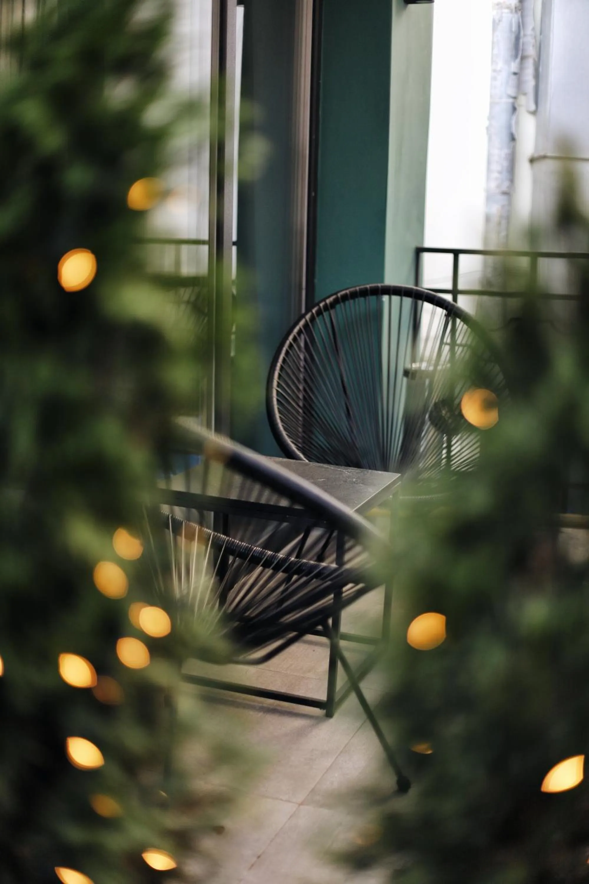 Patio in Yard Hostel & Coffee