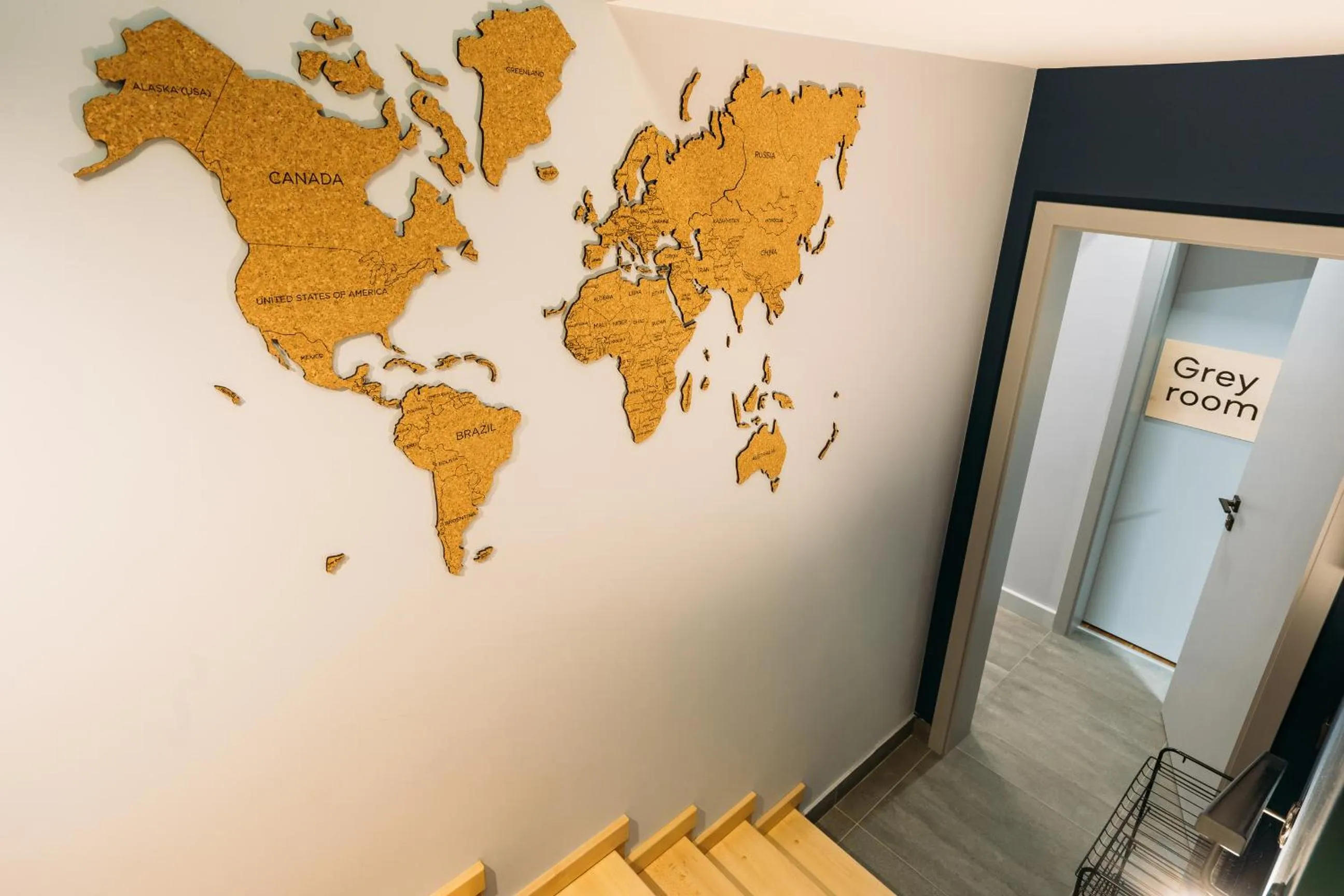 Decorative detail in Yard Hostel & Coffee