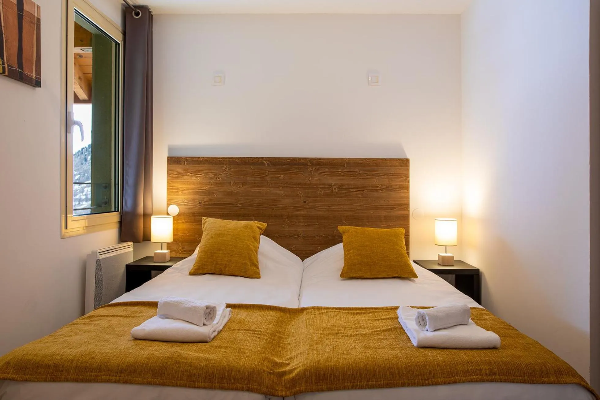 Bedroom, Bed in Résidence MMV Les terrasses d'Isola