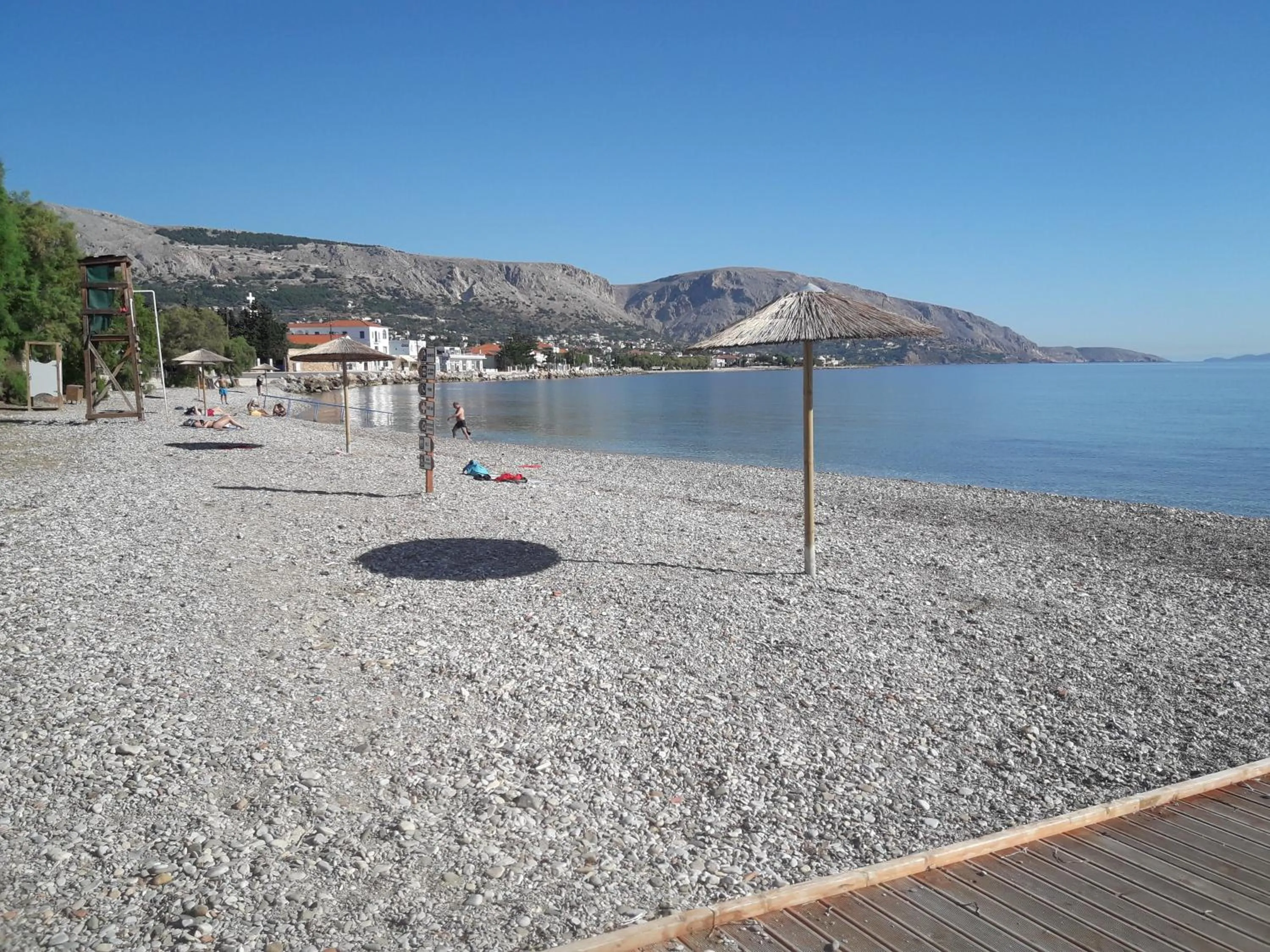 Beach in Seafront Studios and Apartments