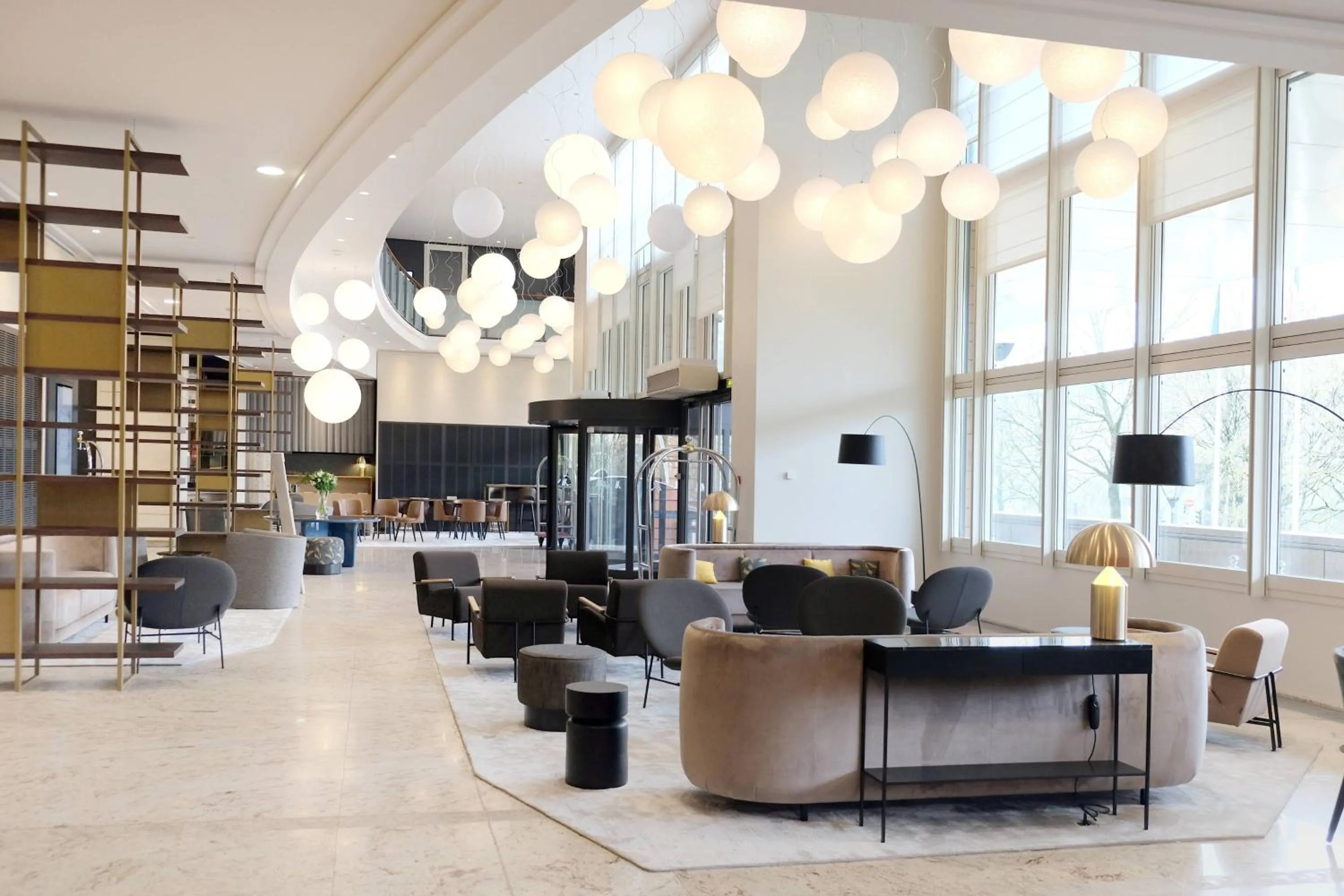 Lobby or reception in Lyon Marriott Hotel Cité Internationale