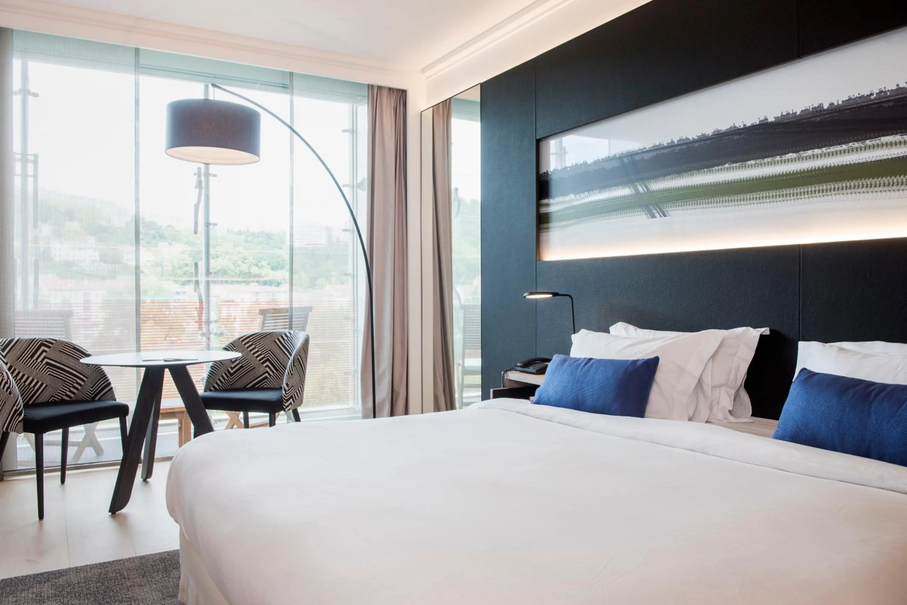 Bed in Lyon Marriott Hotel Cité Internationale