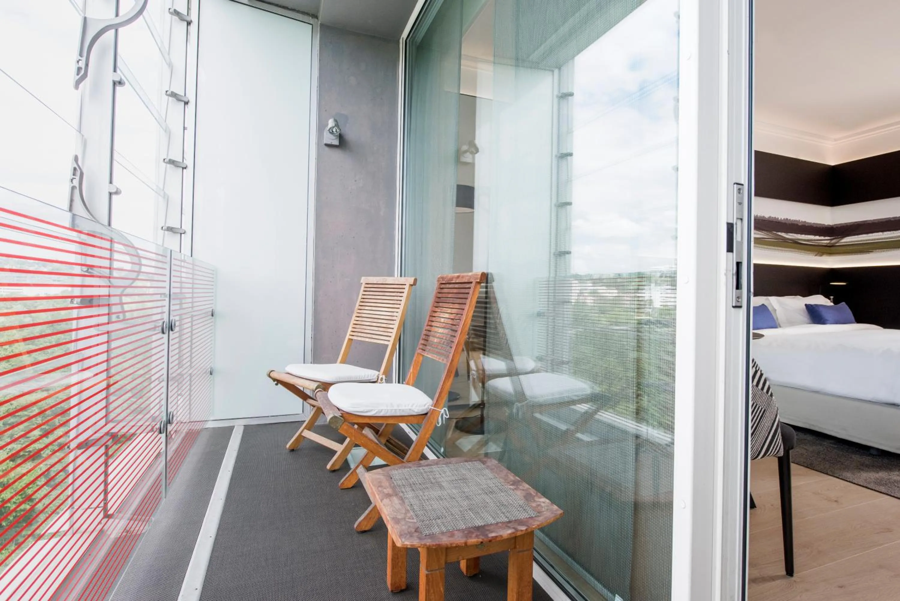 Balcony/Terrace in Lyon Marriott Hotel Cité Internationale