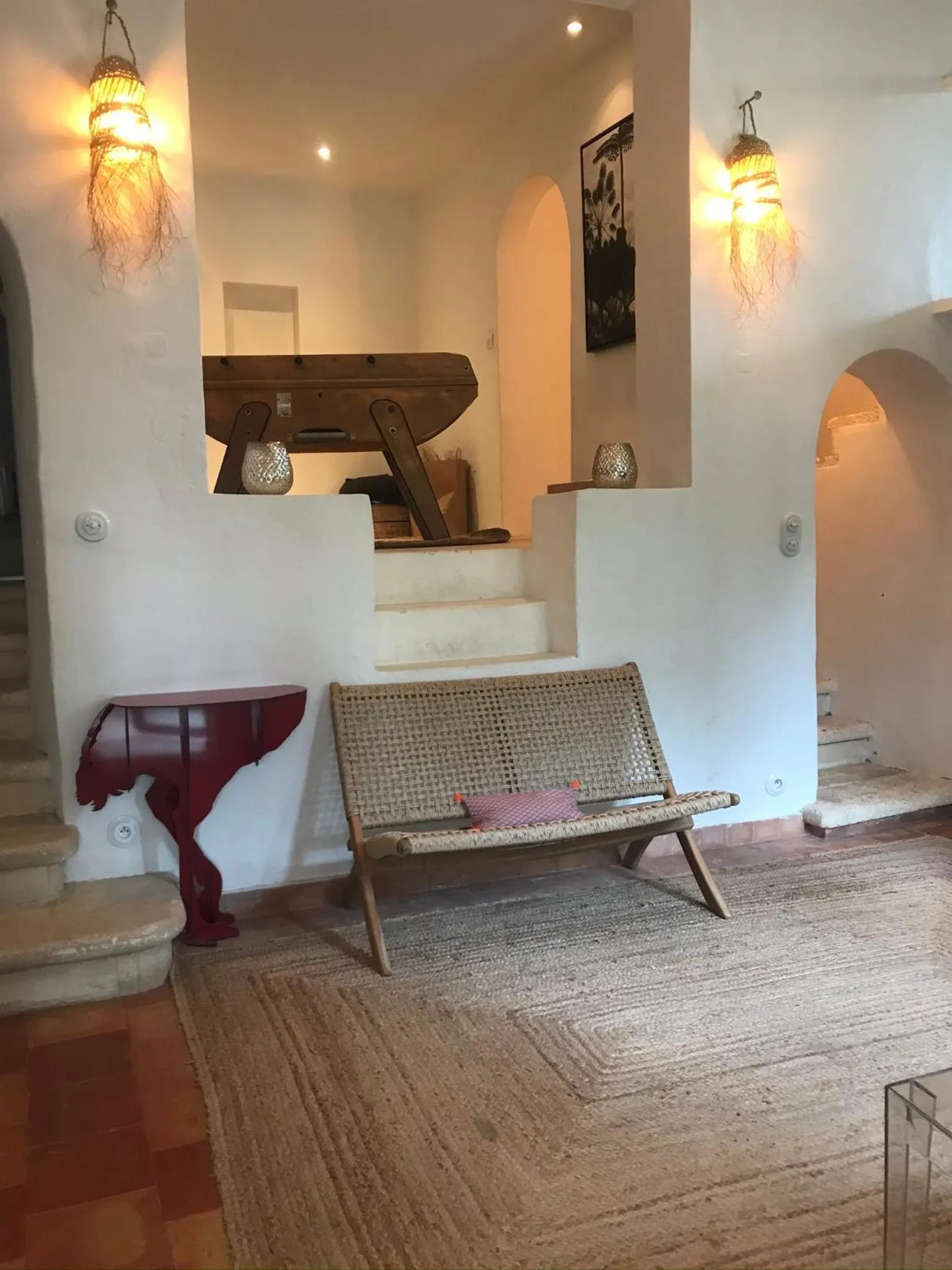 Living room in Mas des Alpilles