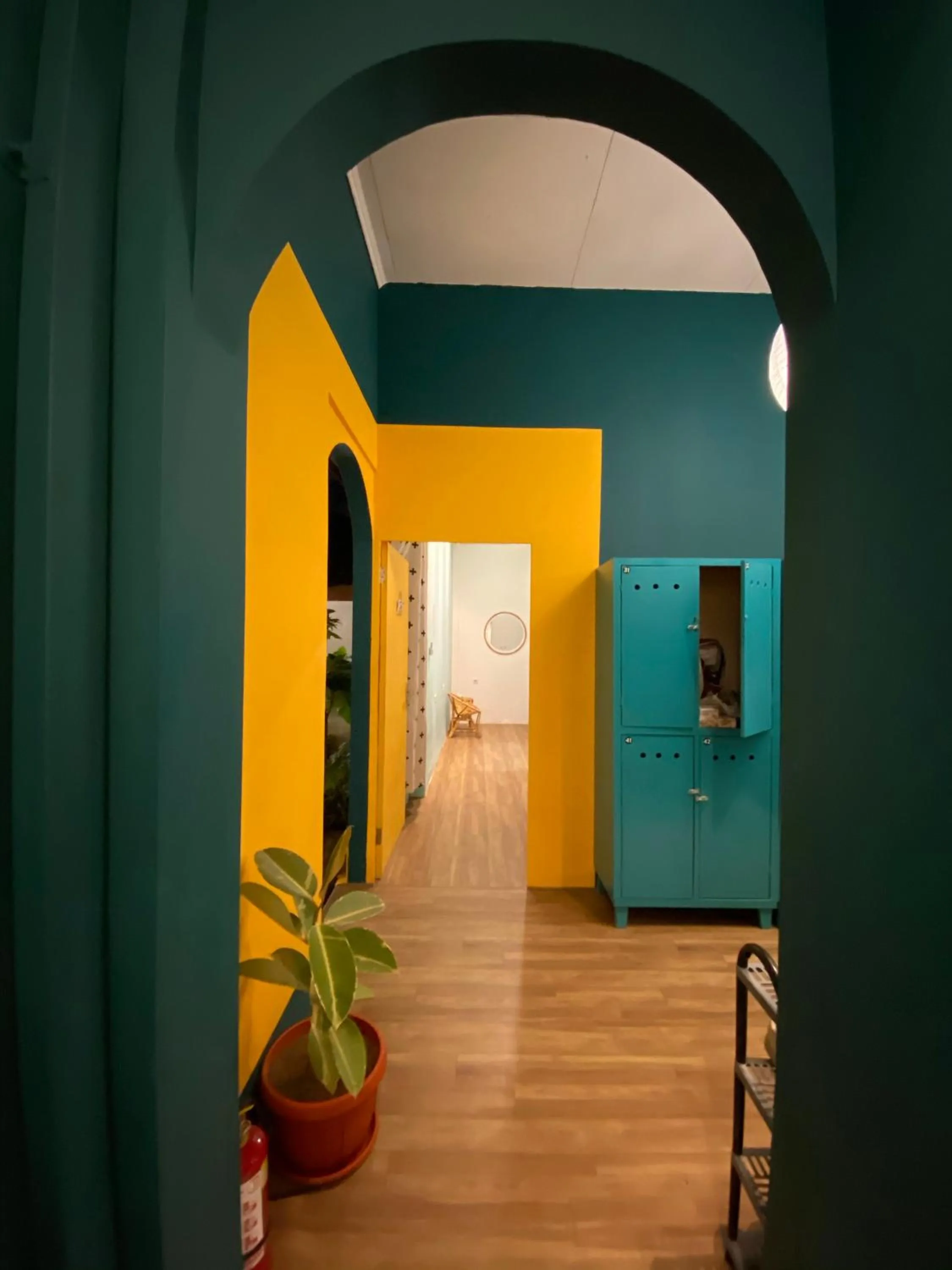 Decorative detail in Wonderloft Hostel Jogja