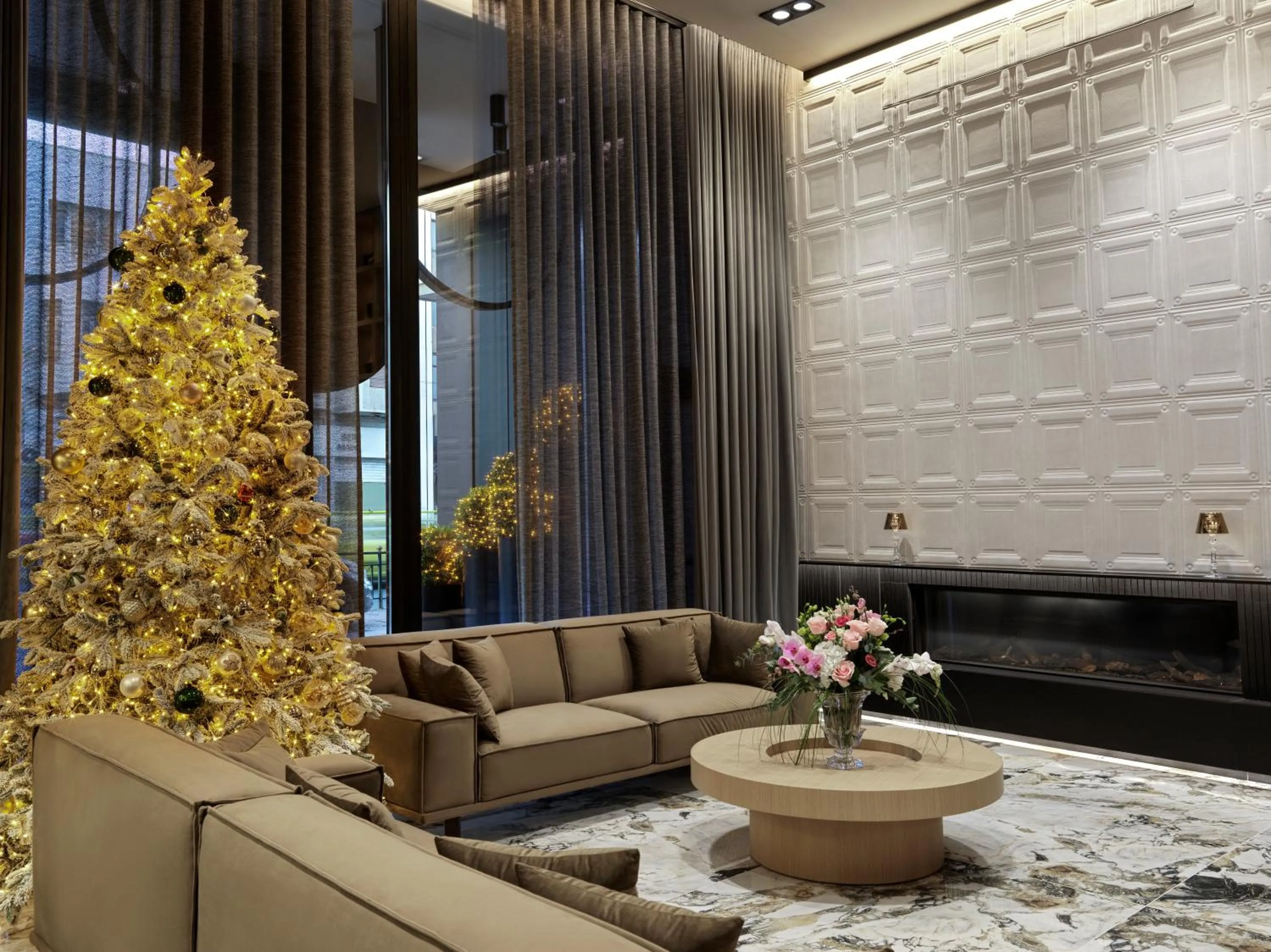 Living room in Heritage Hill Hotel