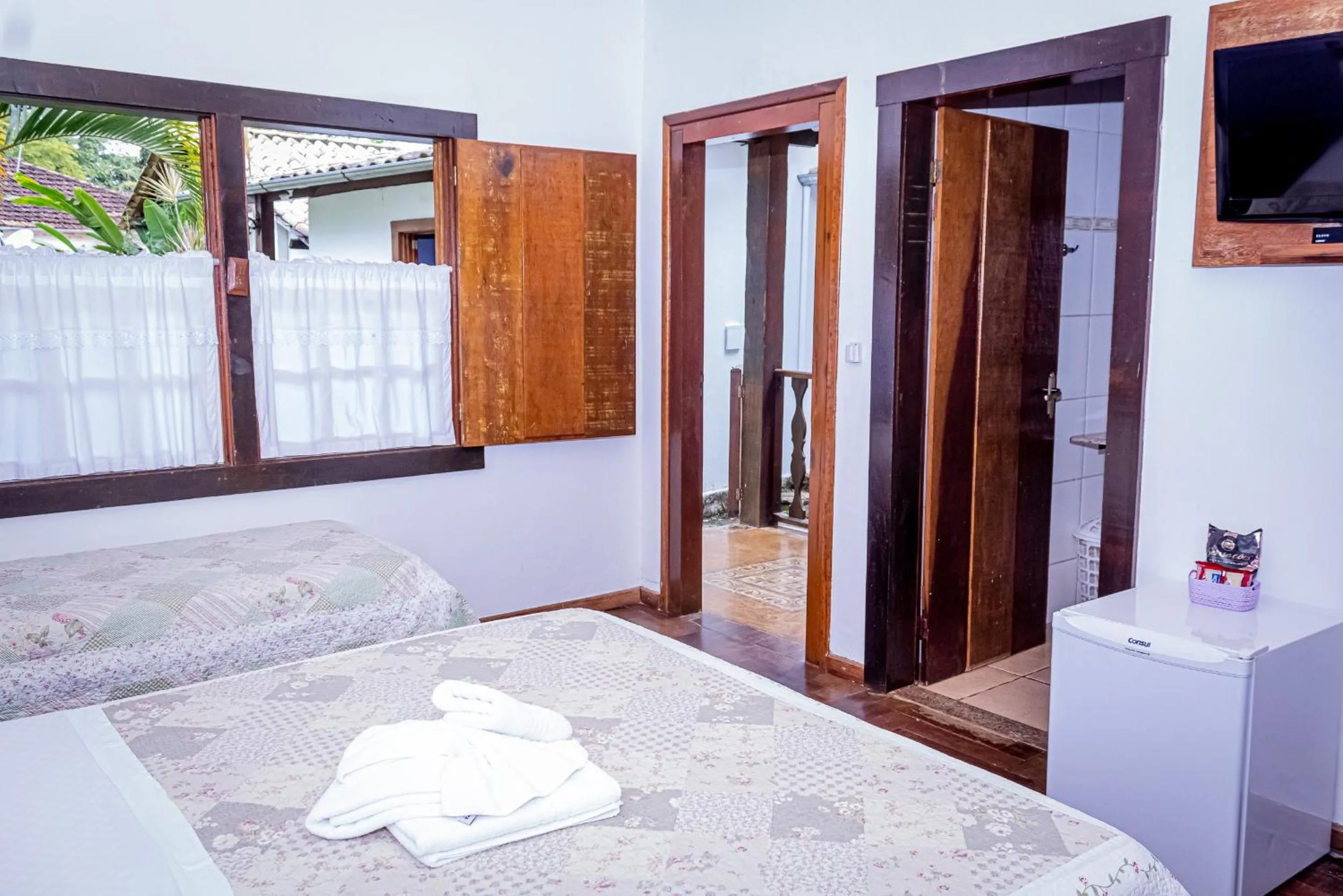 Bed in Casa de Violeta Pousada