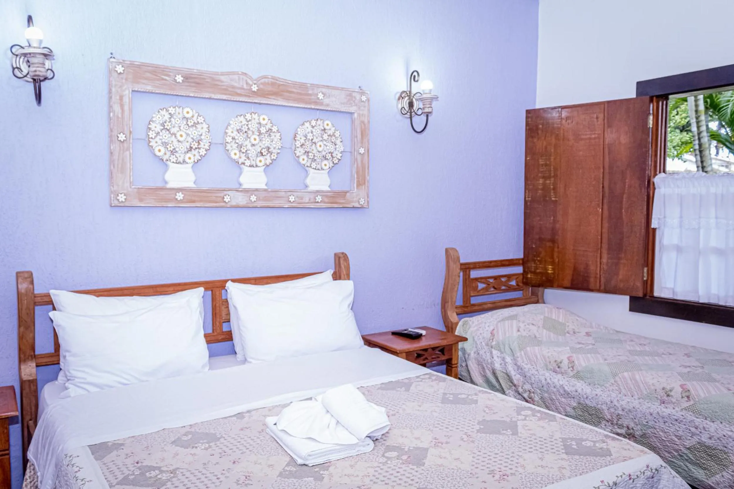 Bed in Casa de Violeta Pousada