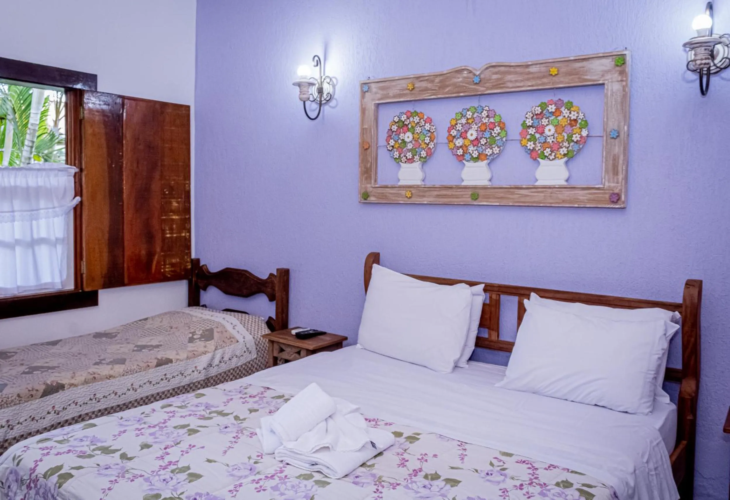 Bed in Casa de Violeta Pousada