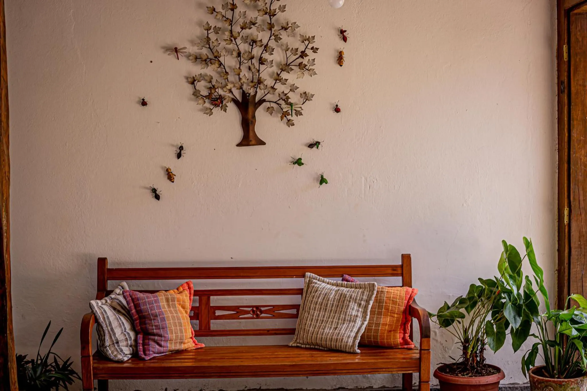 Seating area in Casa de Violeta Pousada