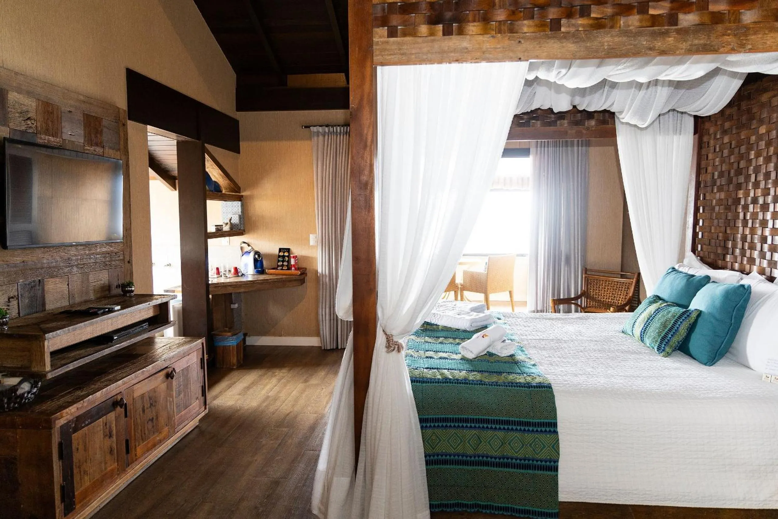 Bed in Hospedaria Refugio das Galés