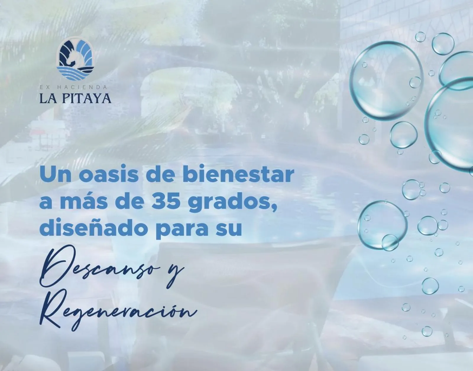 Swimming pool in Hotel Ex Hacienda La Pitaya Querétaro