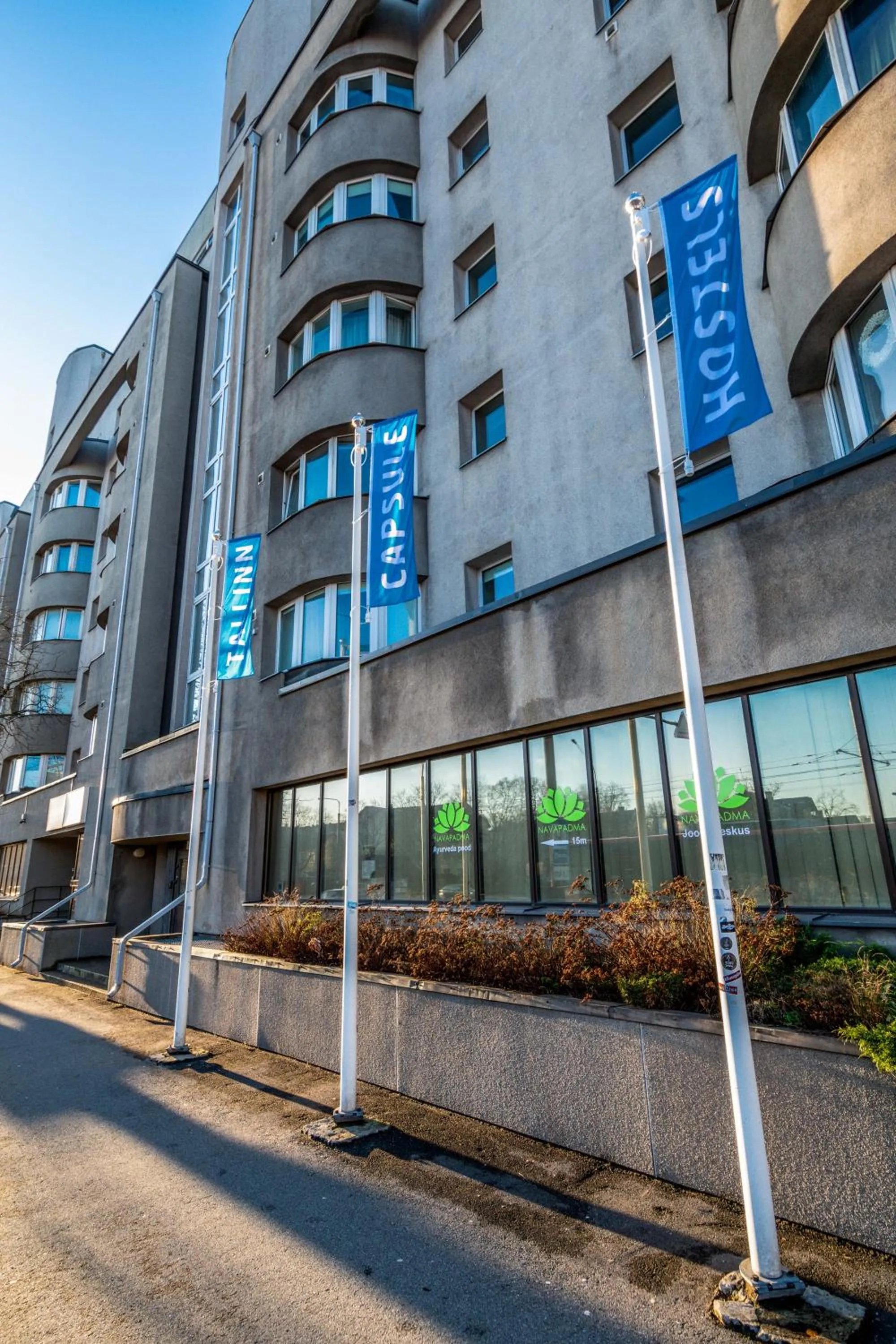 Property building in Capsule Hostels Tallinn