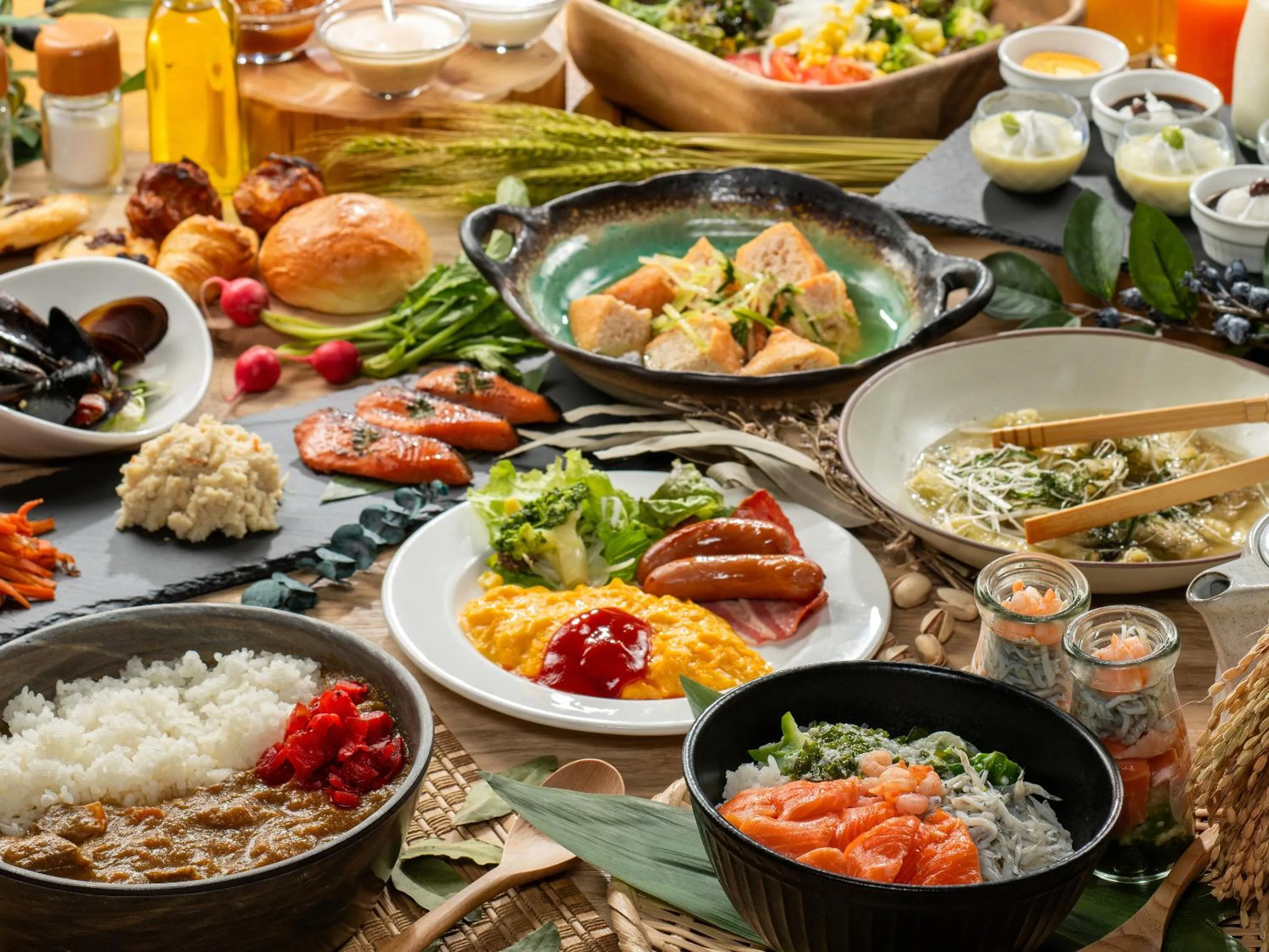 Breakfast in Sendai Washington Hotel