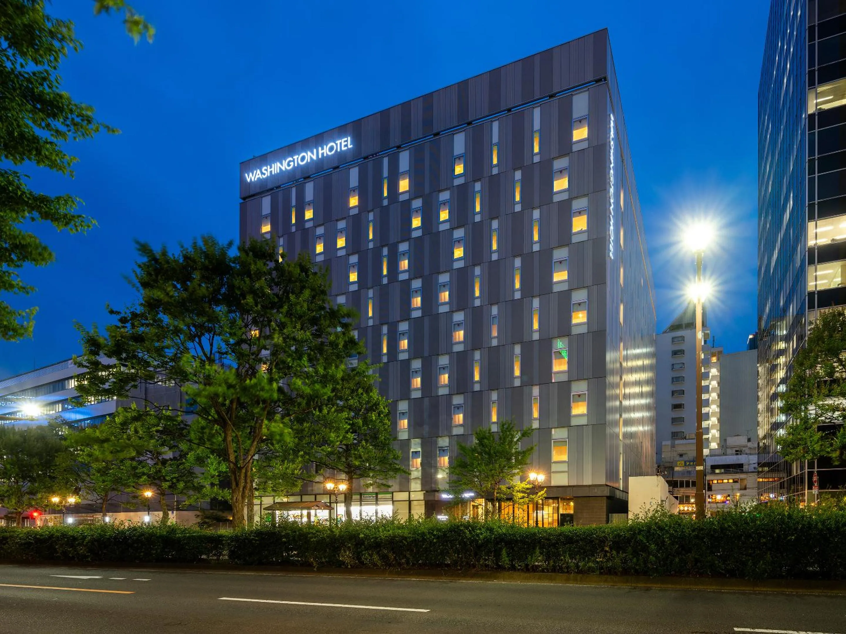 Property building in Sendai Washington Hotel