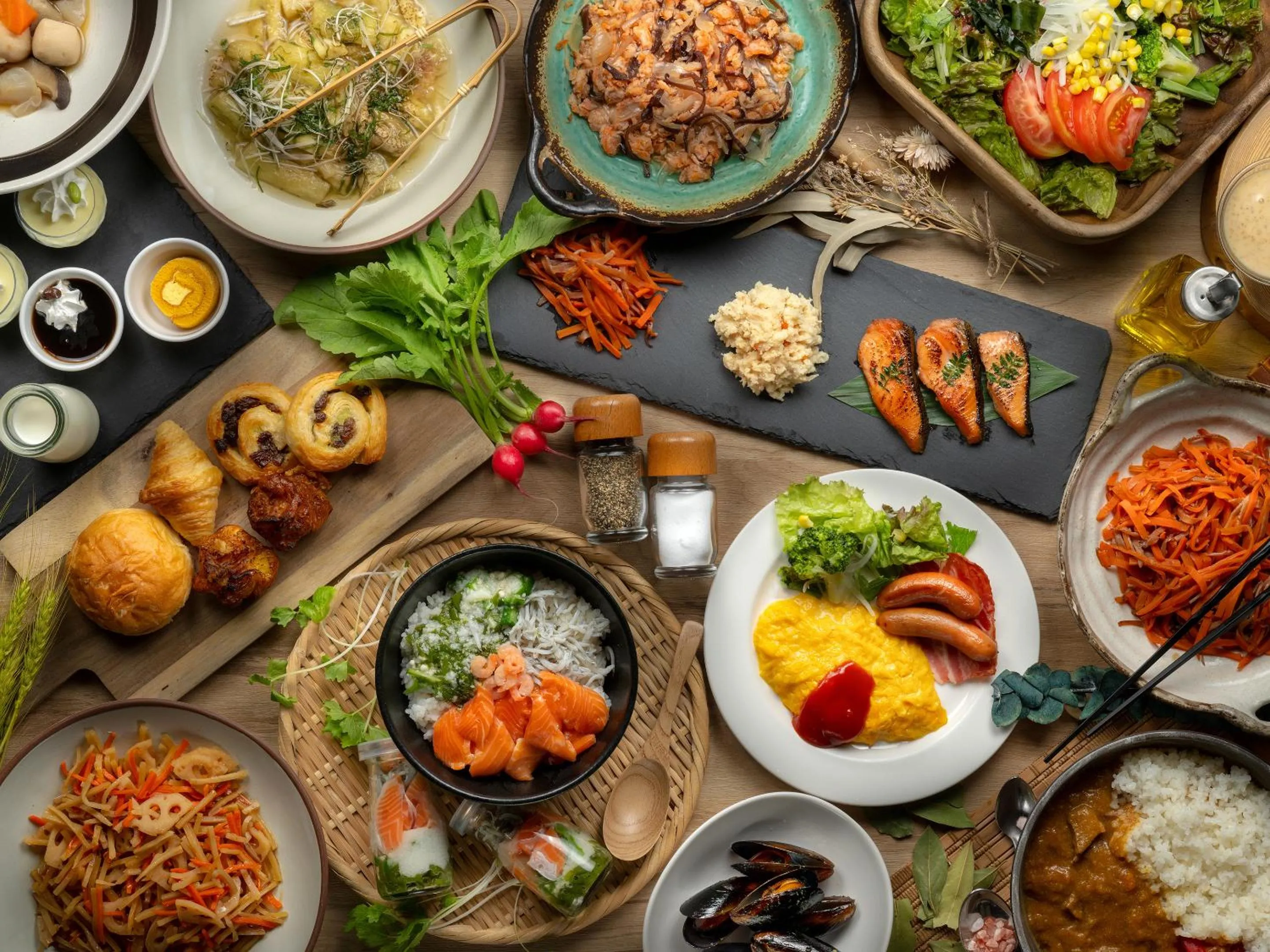 Breakfast in Sendai Washington Hotel