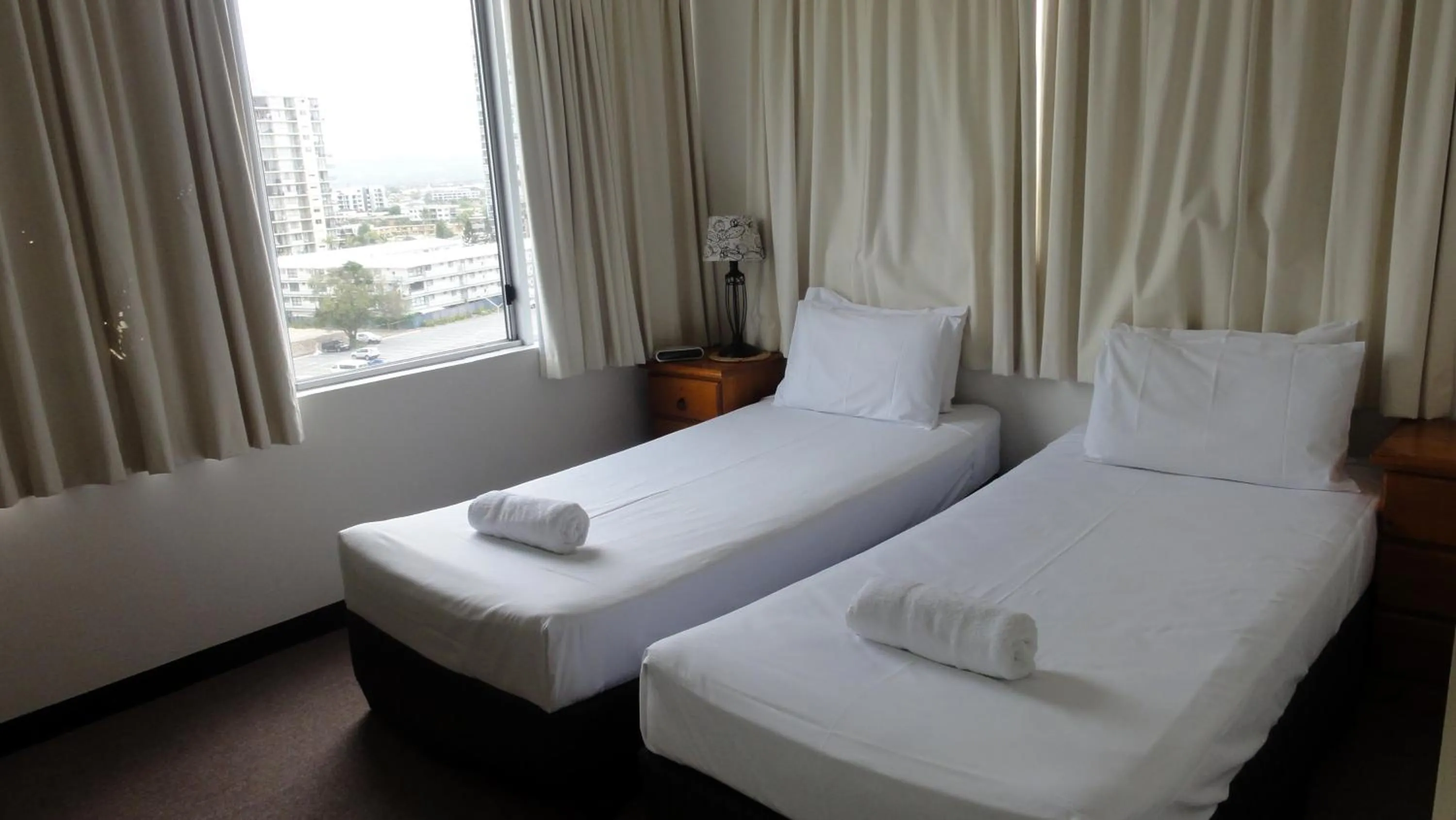 Bedroom, Bed in Quarterdeck Apartments