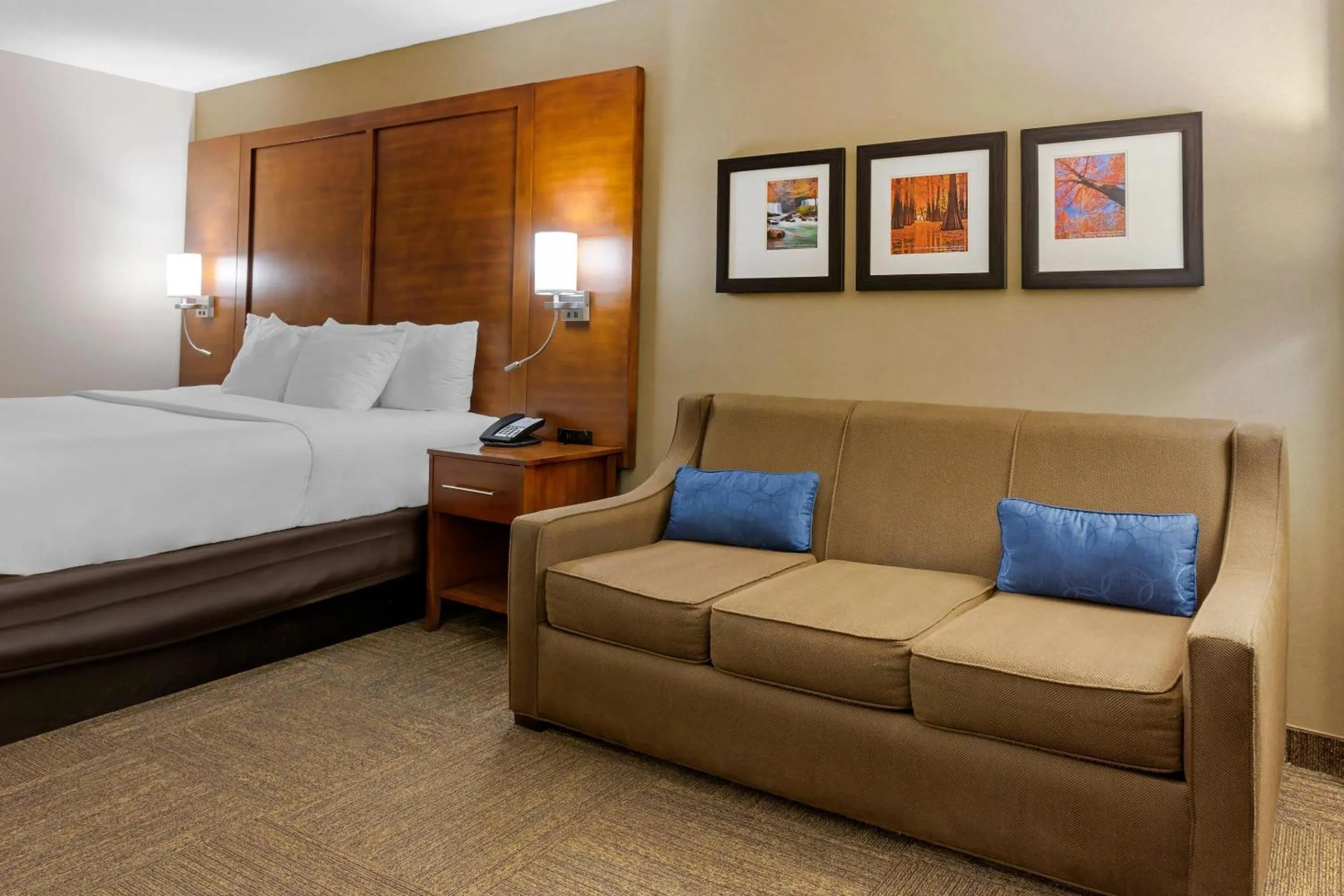 Bedroom, Bed in Comfort Inn & Suites Presidential