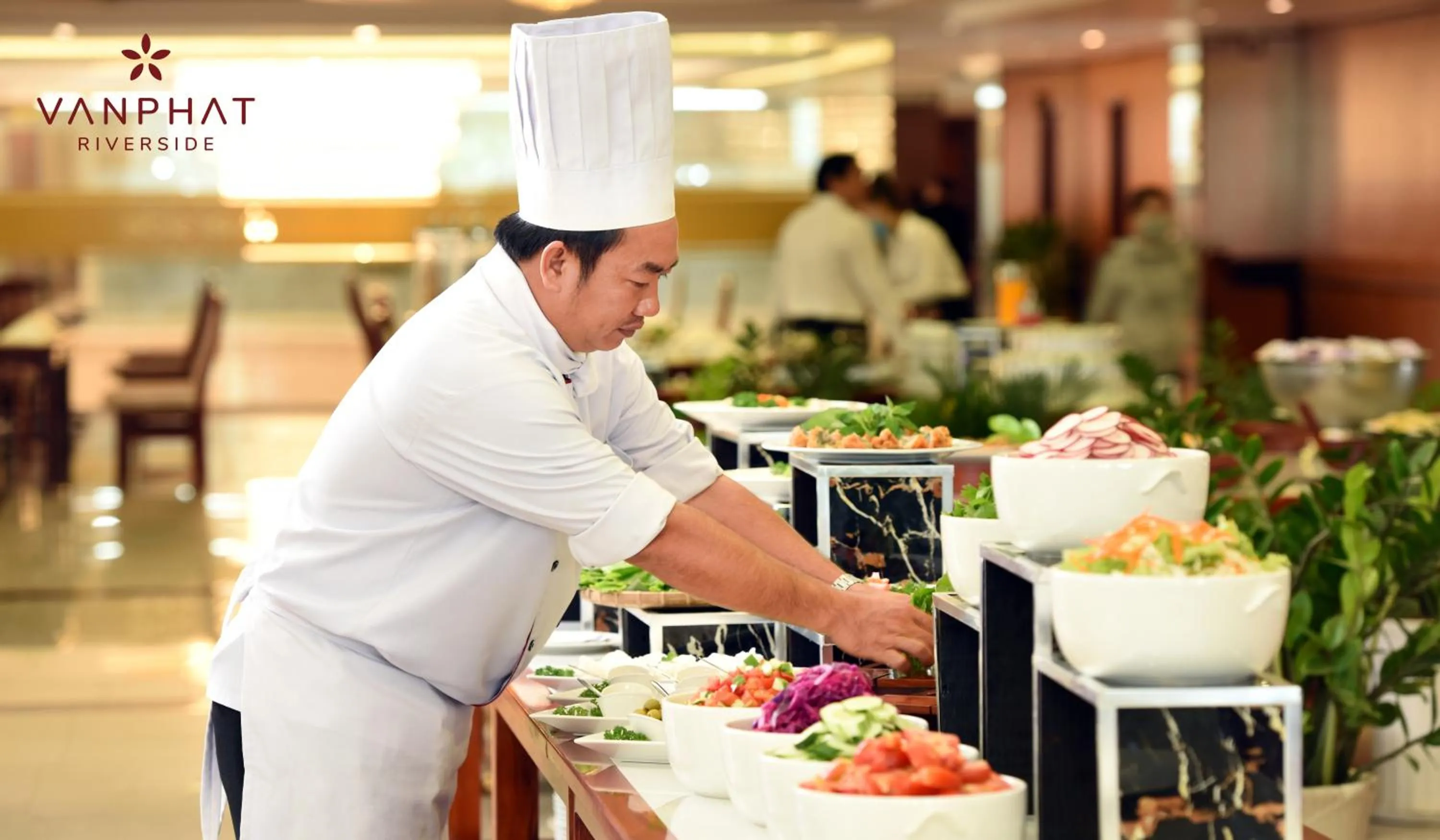 Staff in Van Phat Riverside Hotel