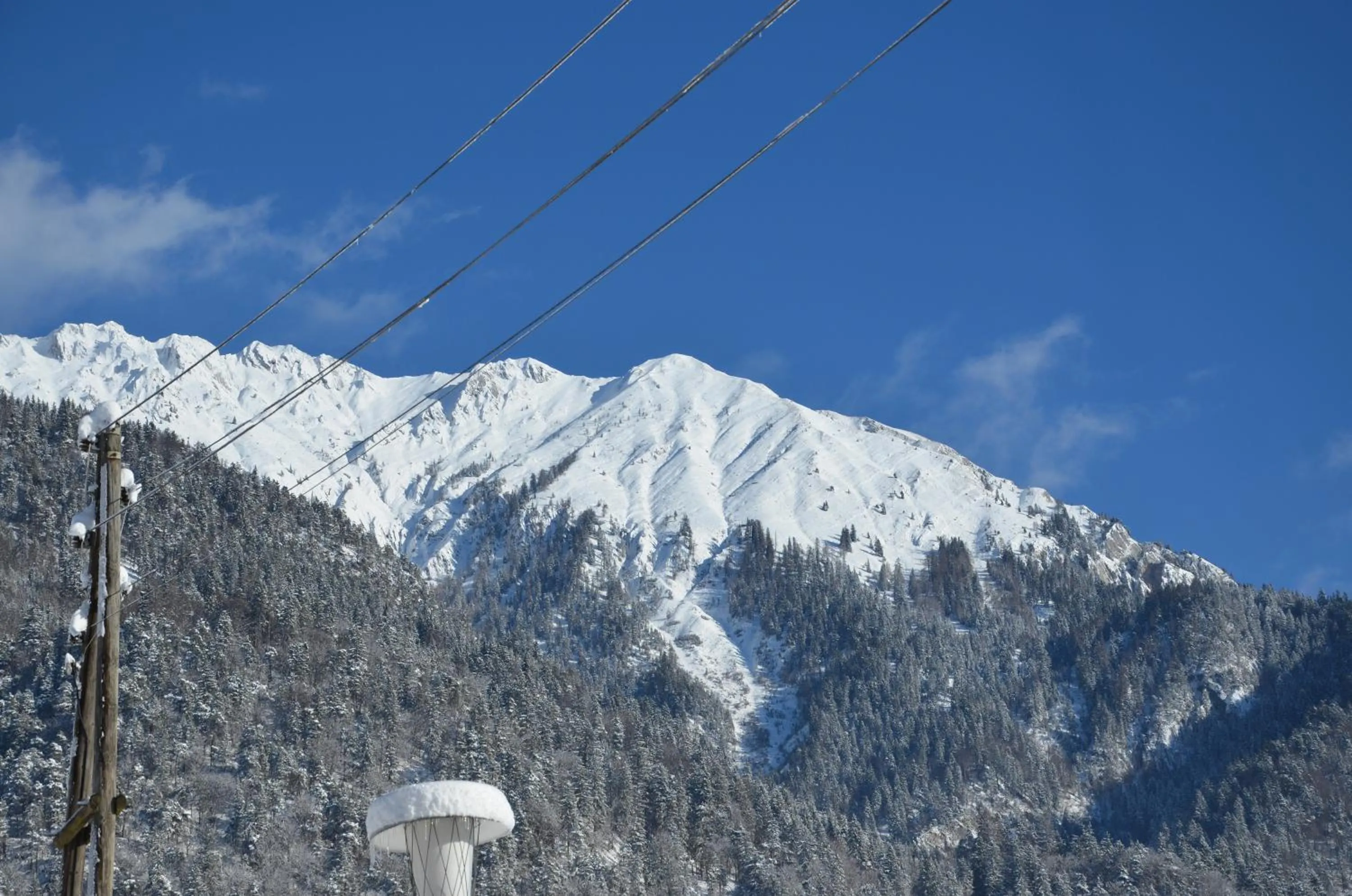 Mountain view in Pension zum Schreiner